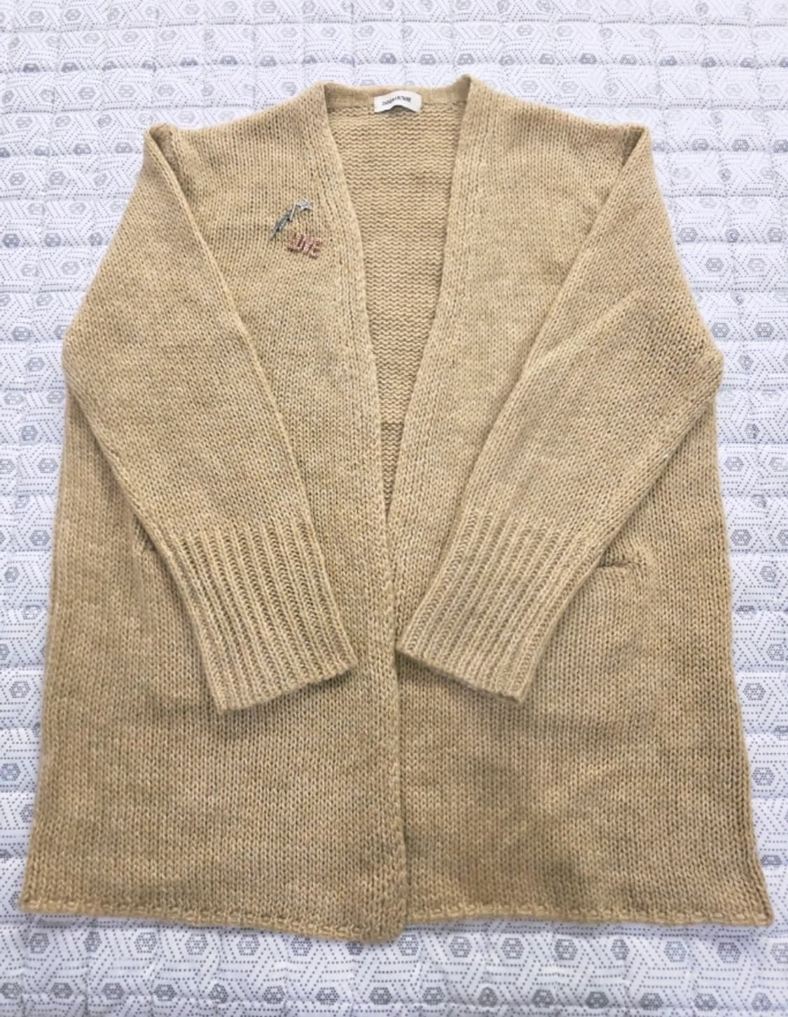 쟈딕앤볼테르 베이지 니트 가디건 F 상품이미지2