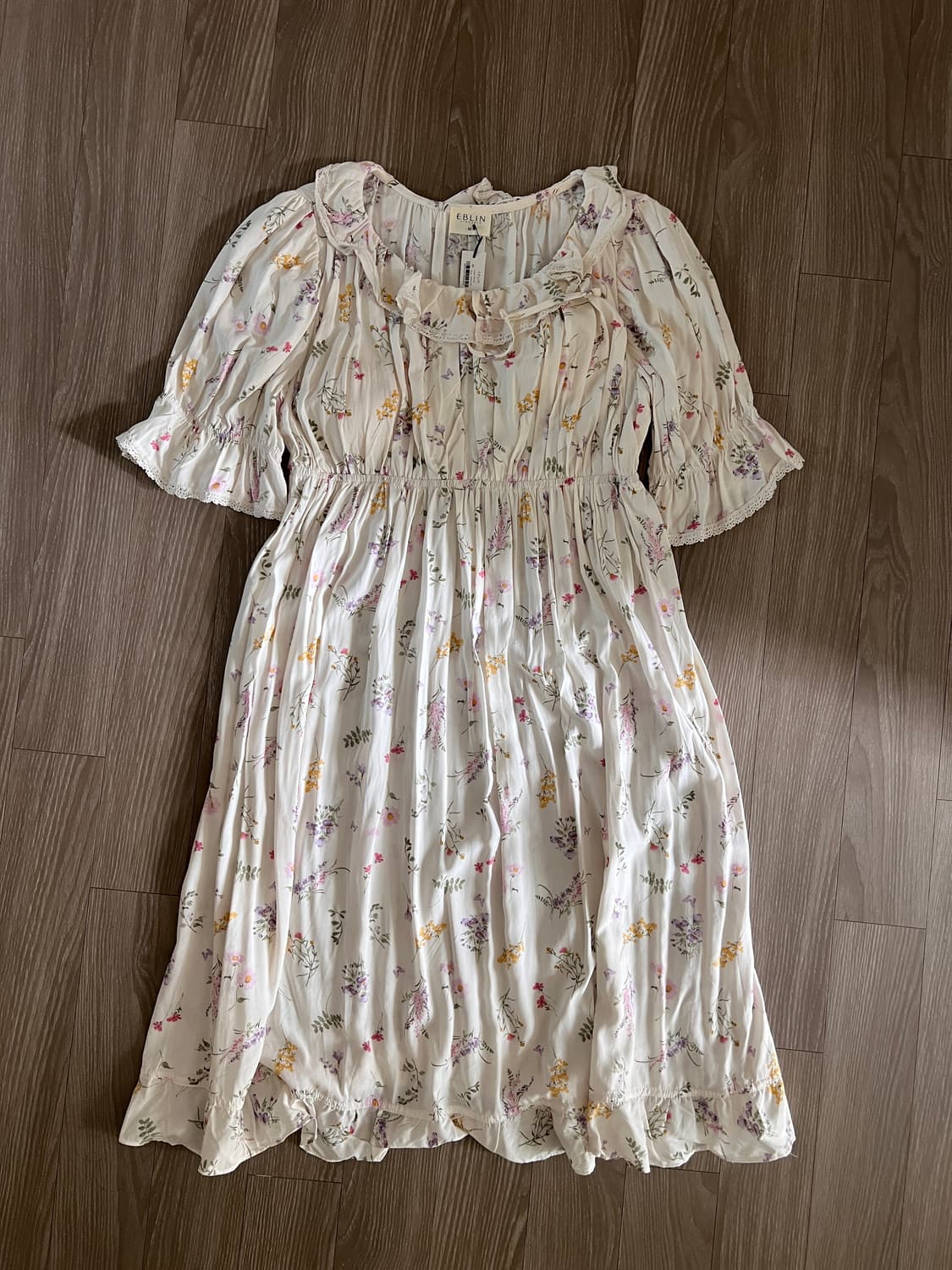 새상품 에블린 플라워 캡내장 파자마 M 상품이미지2