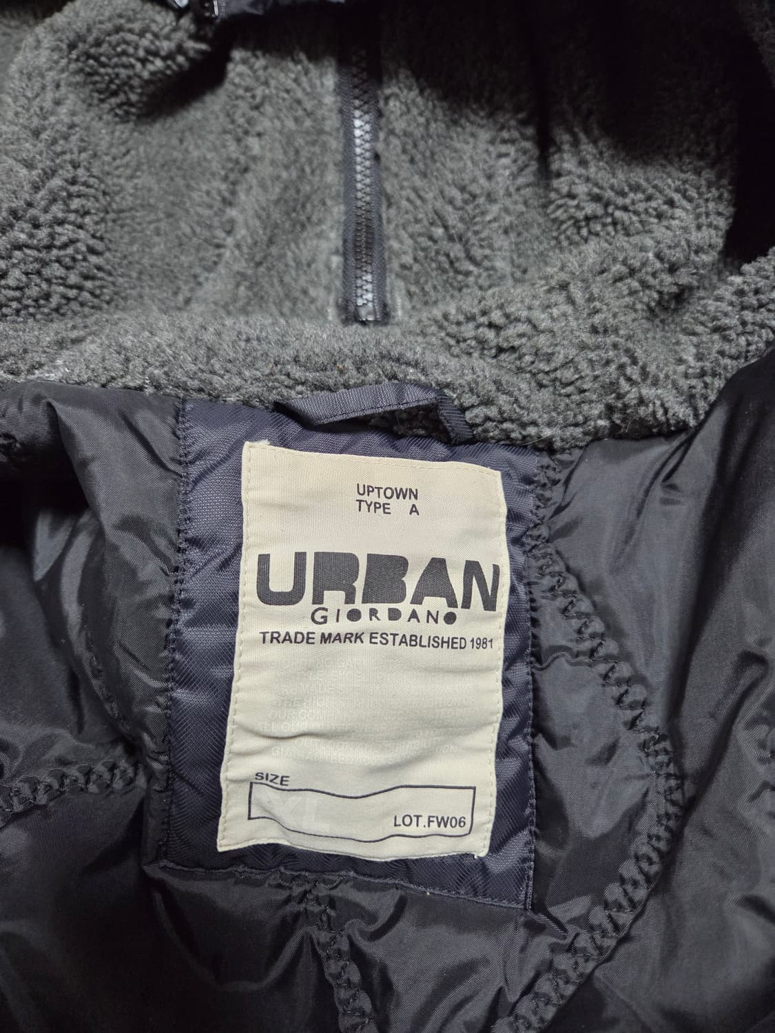 어반지오다노 후드 MA-1 105 사이즈점퍼 상품이미지7