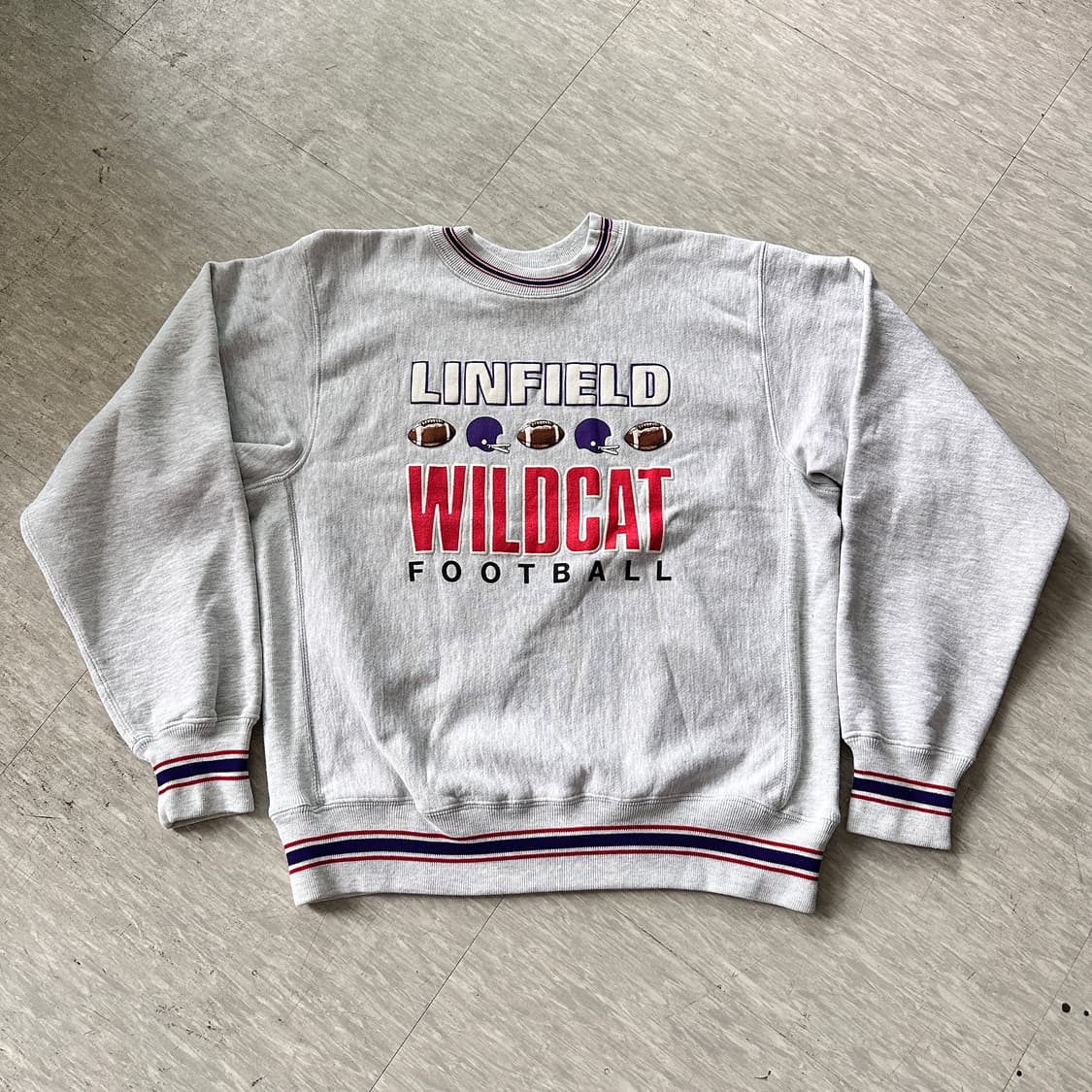 80s 와일드캣 풋볼 맨투맨 XL MADE IN USA 상품이미지1
