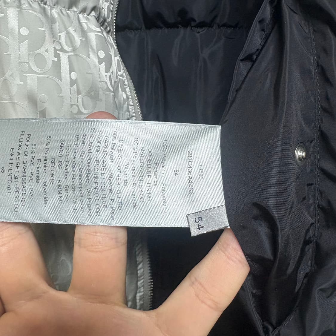 [54] 디올 오블리크 패딩 상품이미지5