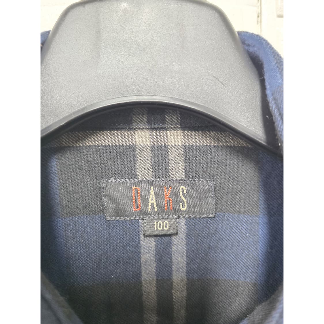 택포_ DAKS 닥스 체크 남방 100 상품이미지2