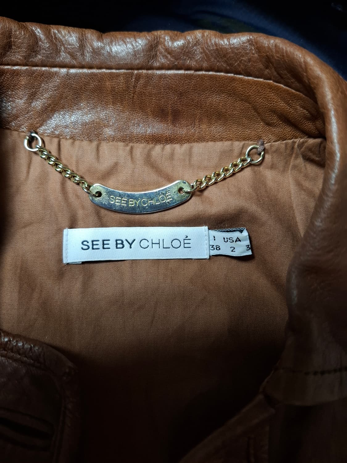 씨바이끌로에 정품 양가죽 자켓 44사이즈 상품이미지7