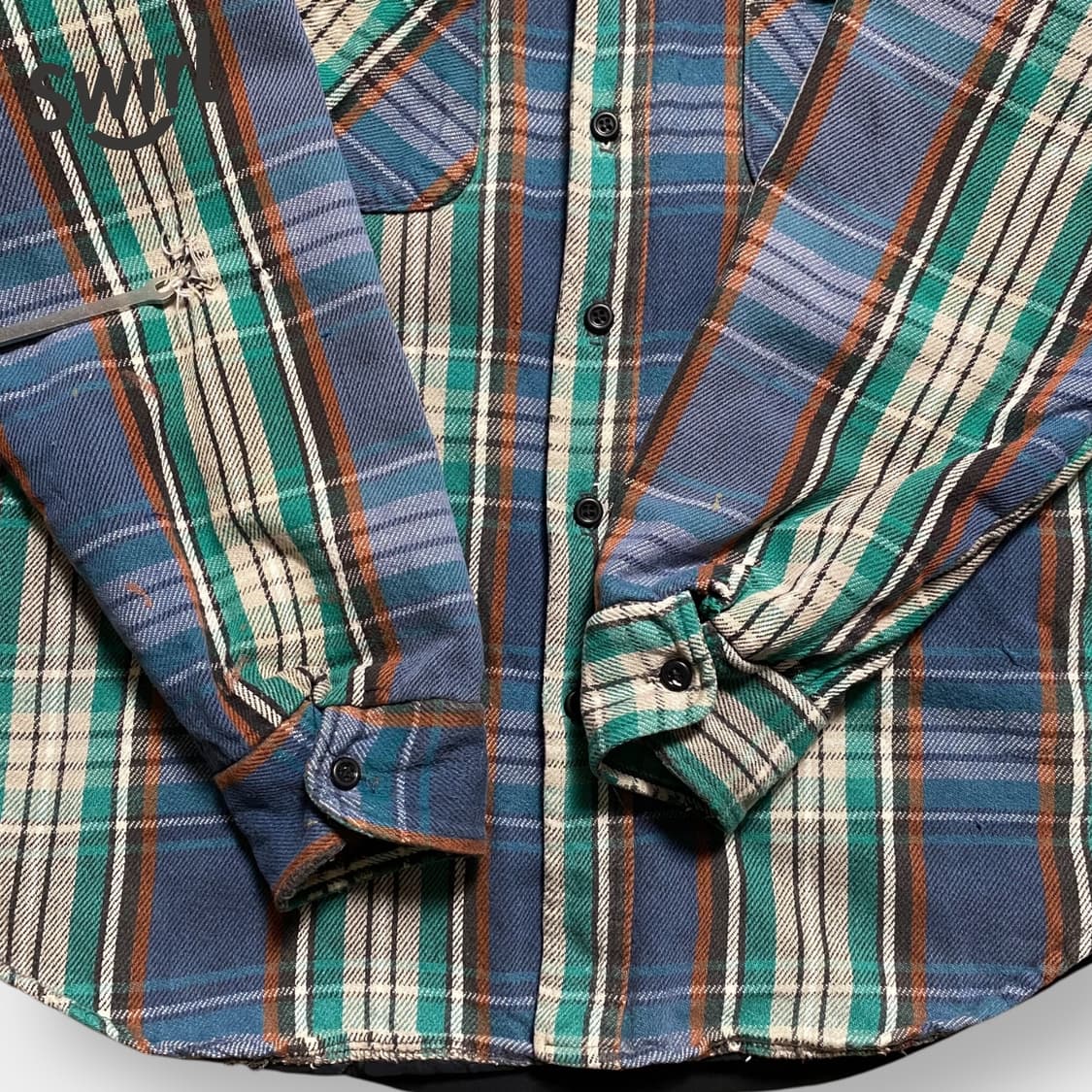 🌊80~90 mightmac quilting flannel shirts 상품이미지8