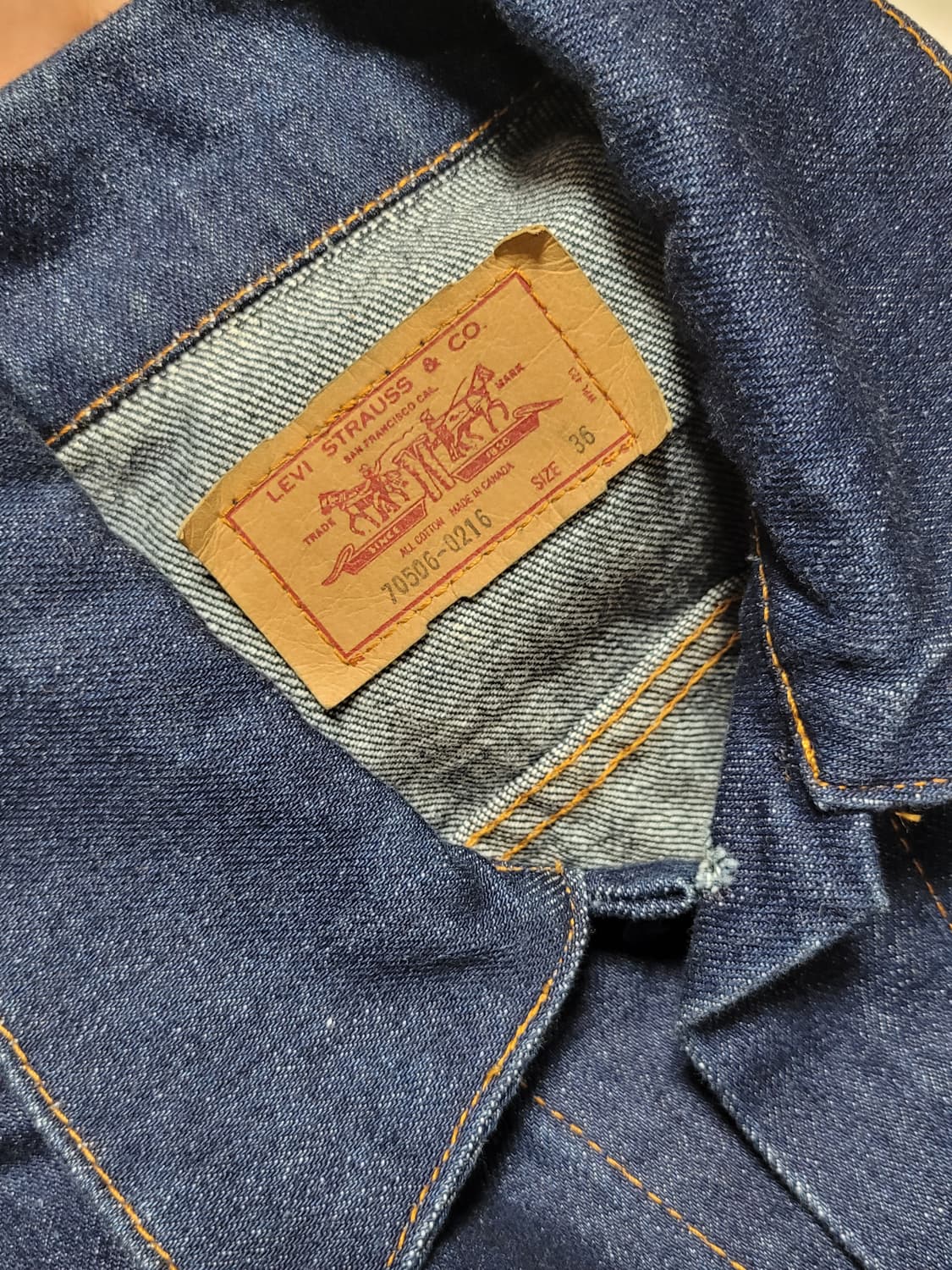 80s 리바이스 트러커 자켓 70506 상품이미지4