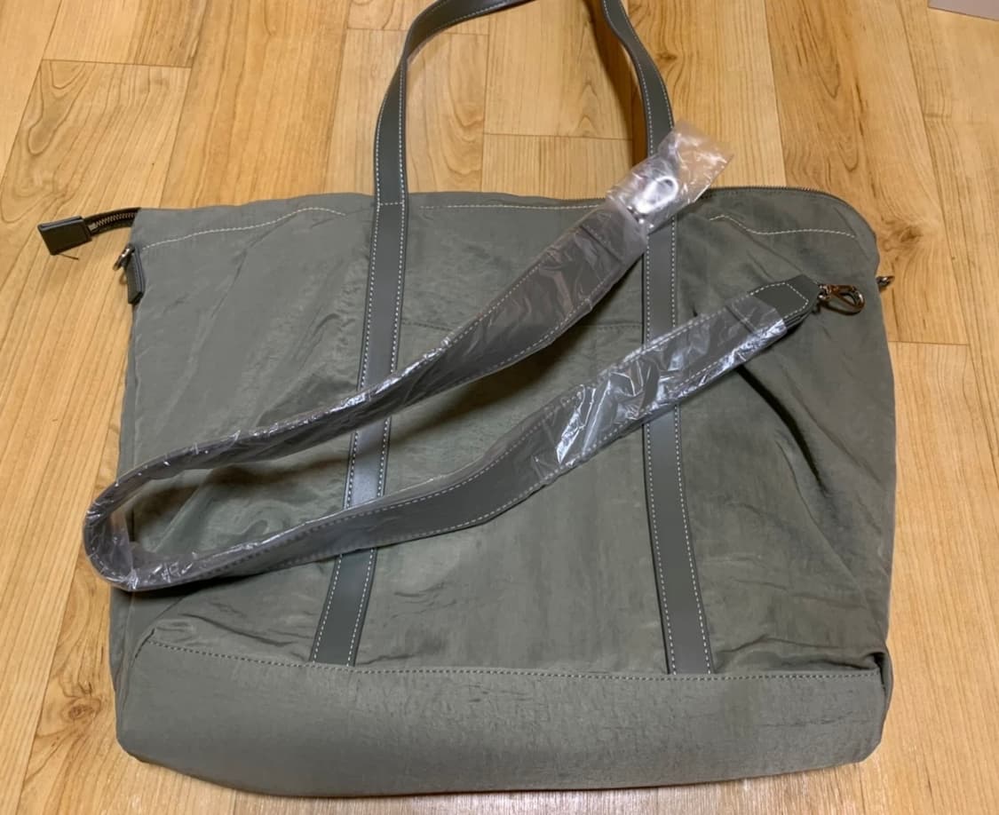 마뗑킴 패브릭 뉴 쇼퍼백 카키 상품이미지5