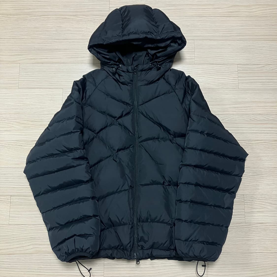 [3] 해칭룸 23fw 웹 구스다운 푸퍼 자켓 블랙 상품이미지1