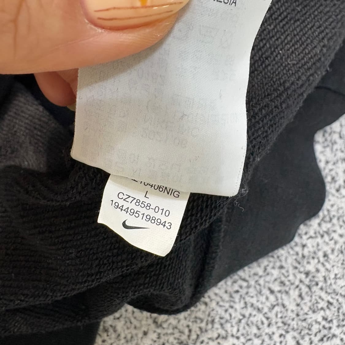 L 나이키 남성 후드티 후드 티셔츠 0402J 상품이미지5