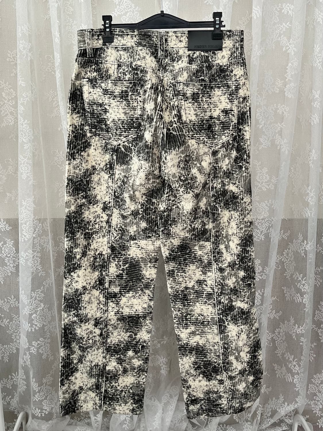 48) 헤더헬렌 코듀로이 타이다이 팬츠 아이보리 상품이미지2