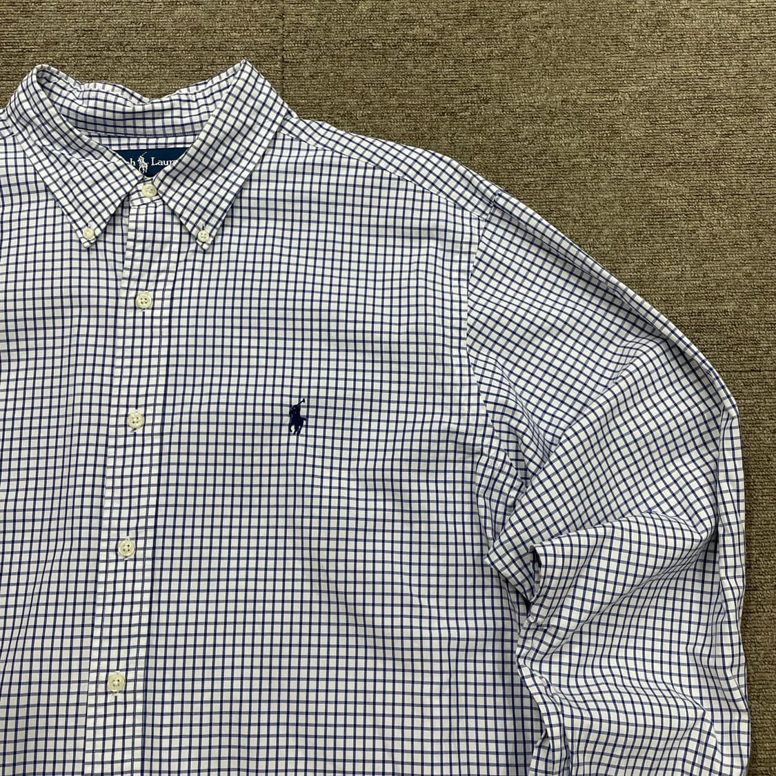 (2XL) POLO 폴로 랄프로렌 체크 셔츠 클래식핏 상품이미지5