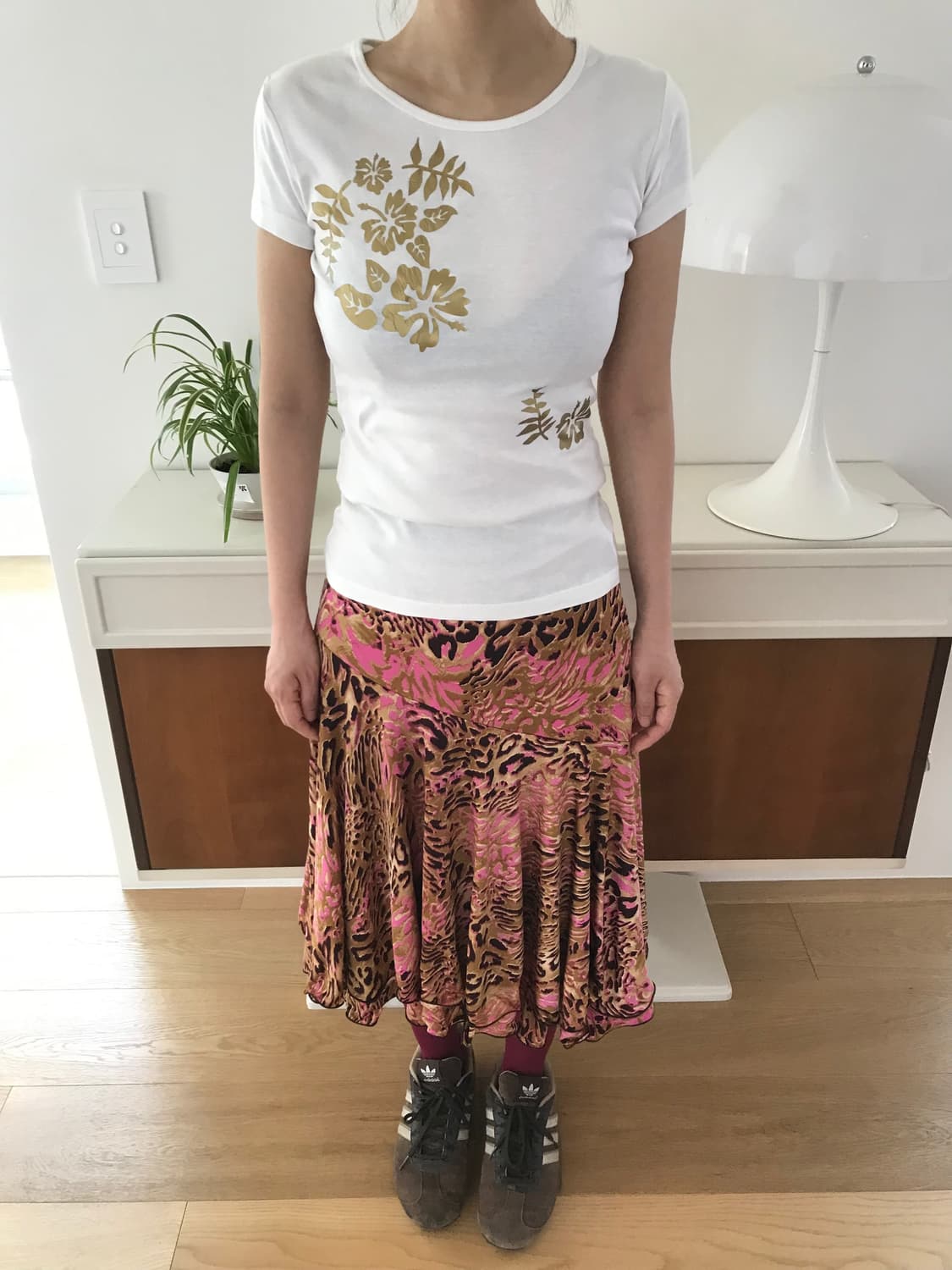 vintage gold pattern top 상품이미지4