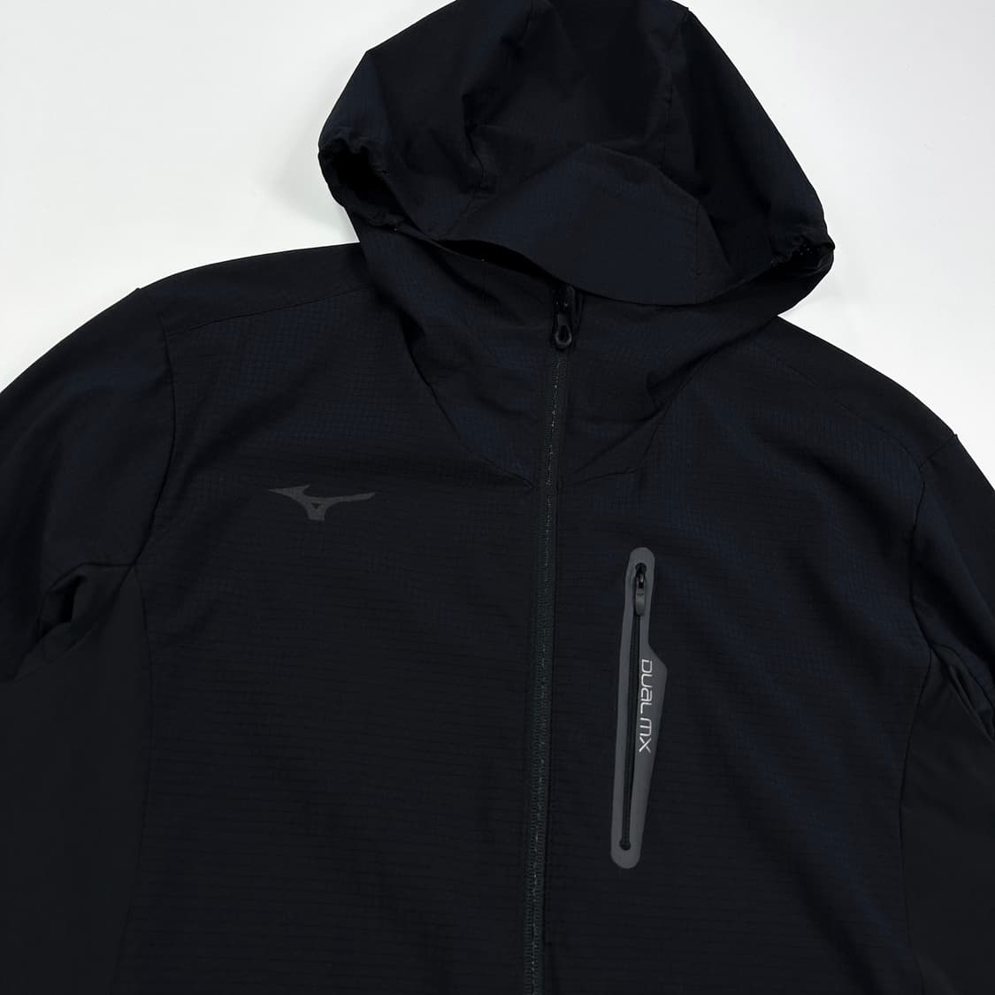 미즈노 트레이닝 블랙 풀오버 바람막이 자켓 (L) 상품이미지3