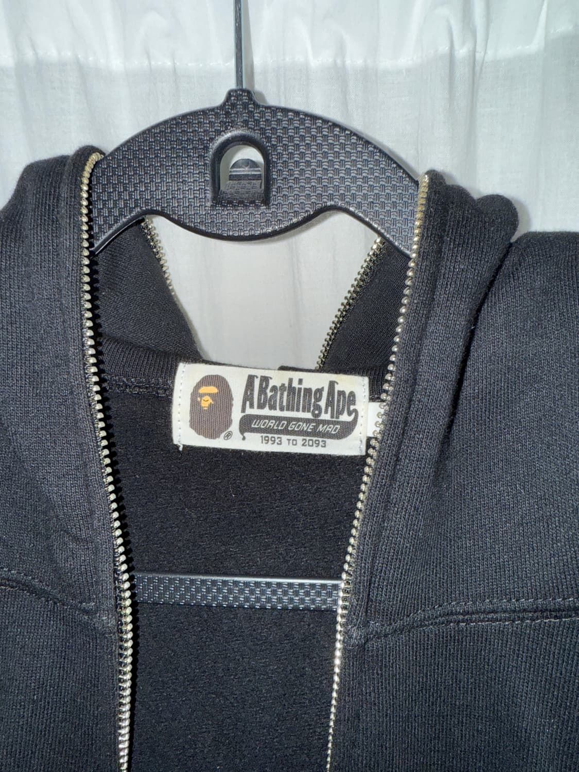 베이프 블랙 후드집업 상품이미지6