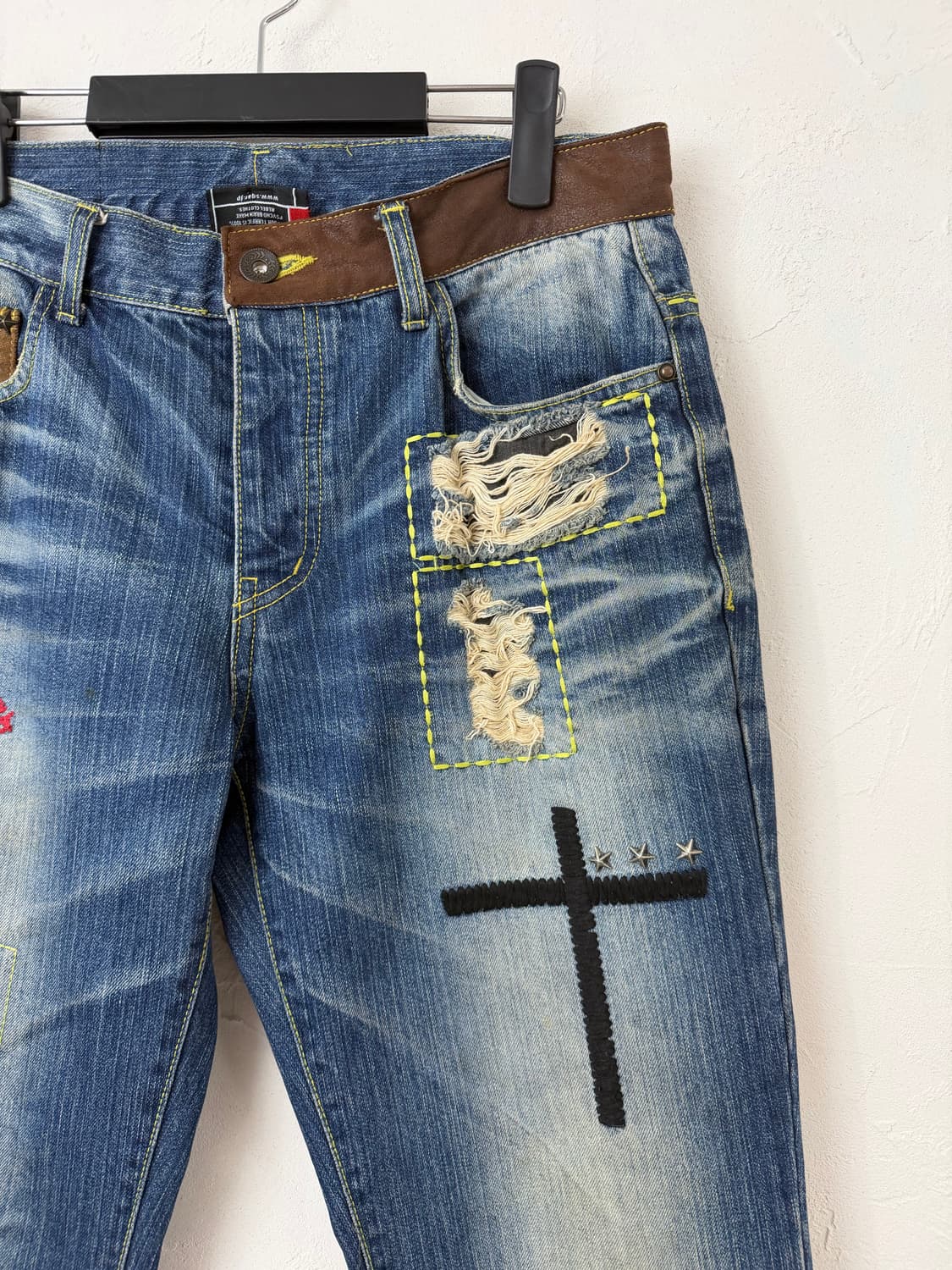 00s 패치워크 데님 팬츠 상품이미지2