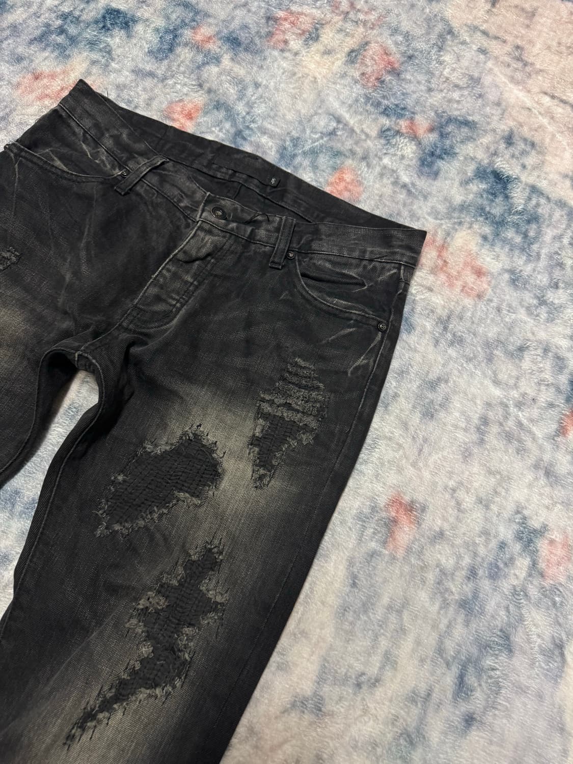 Fuga 00s archive black distressed boots  상품이미지4