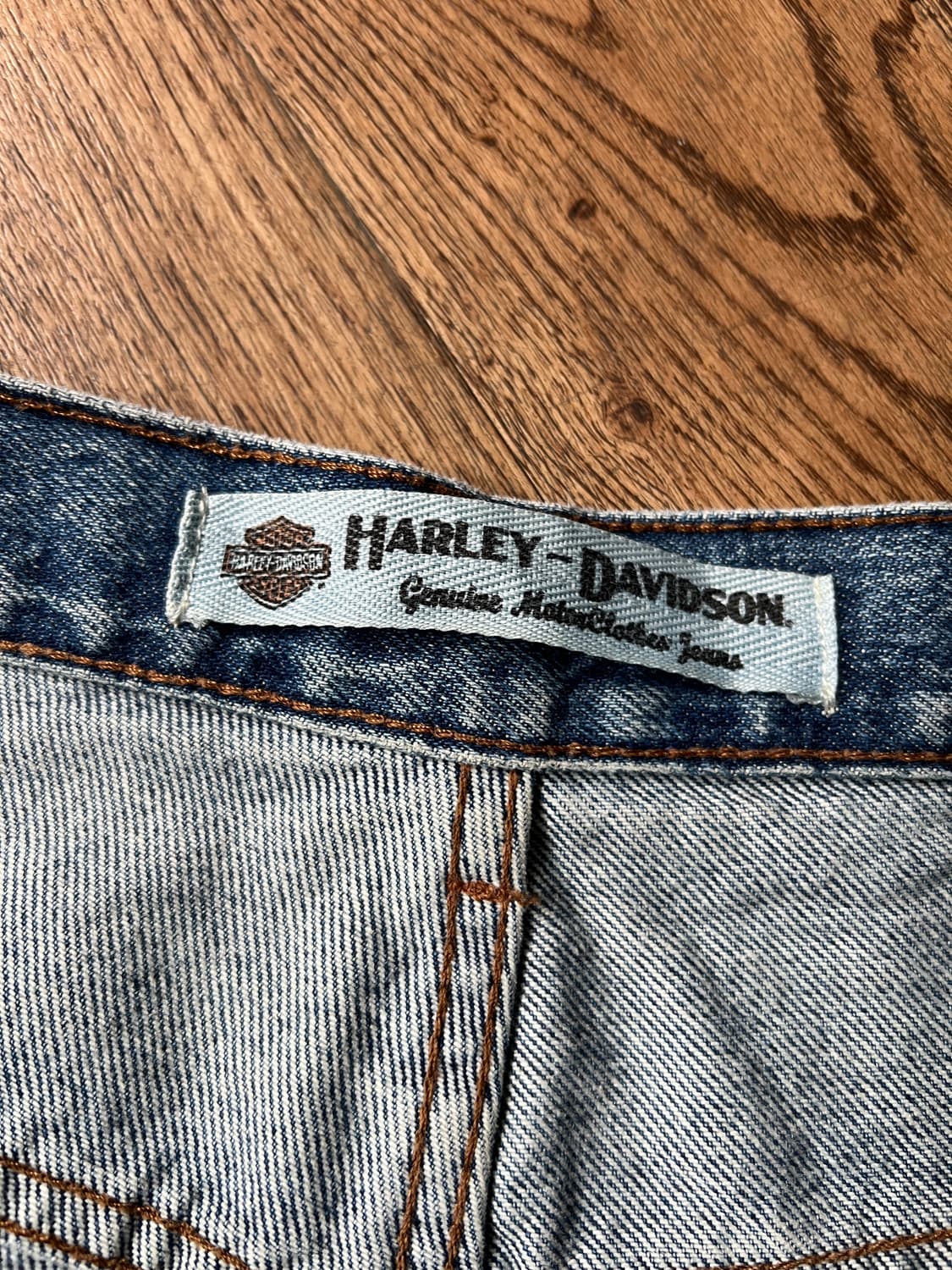 [40]할리데이비슨 미디엄블루 라이더 데님 팬츠 상품이미지5