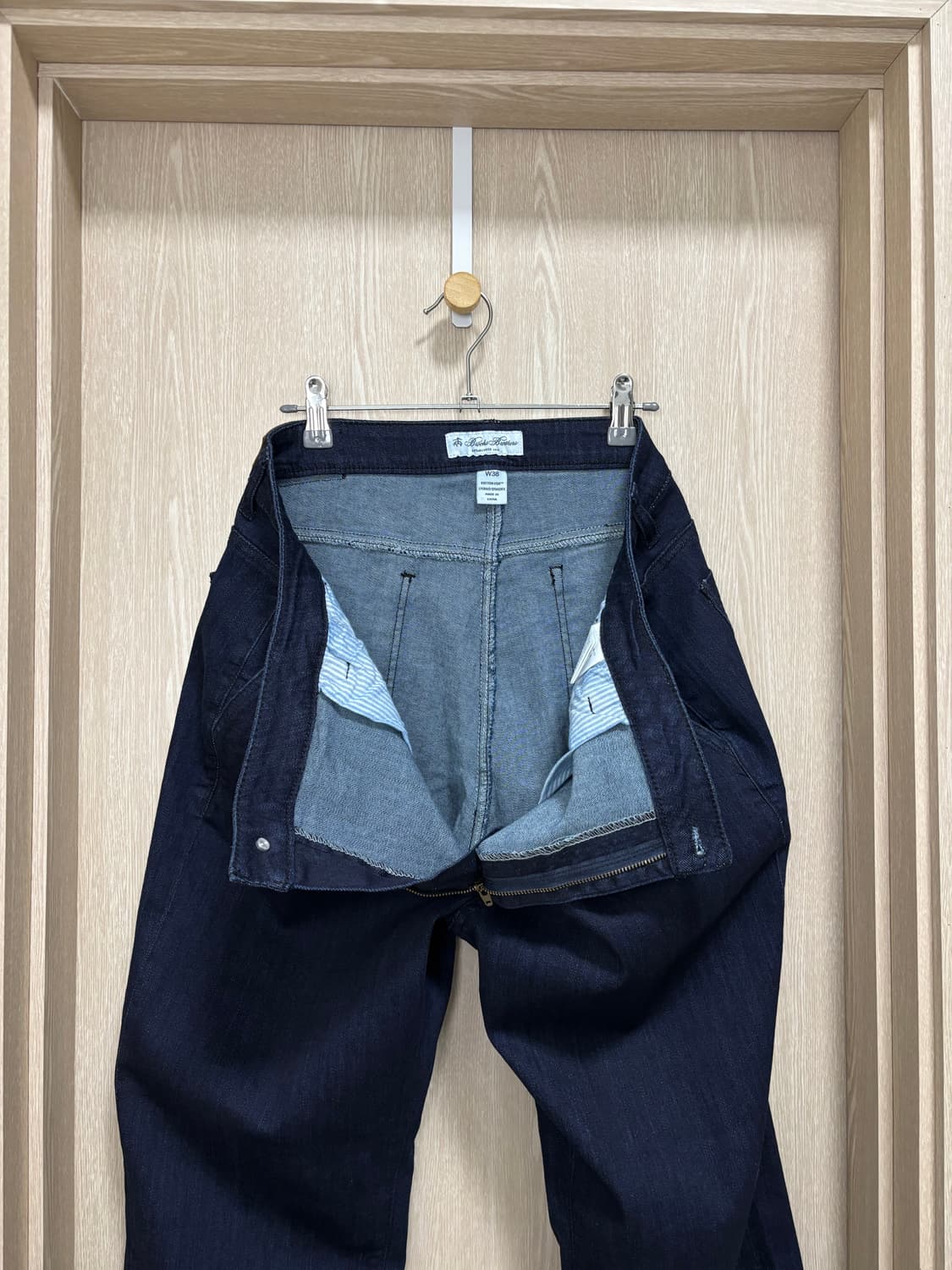 미착용)브룩스브라더스 US코튼 라이크라 데님팬츠38"/다크인디고 상품이미지4