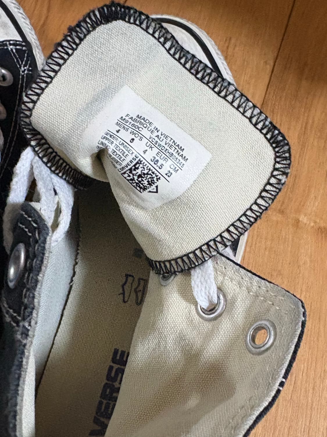 컨버스 척 올스타 하이 블랙 230 판매  상품이미지4