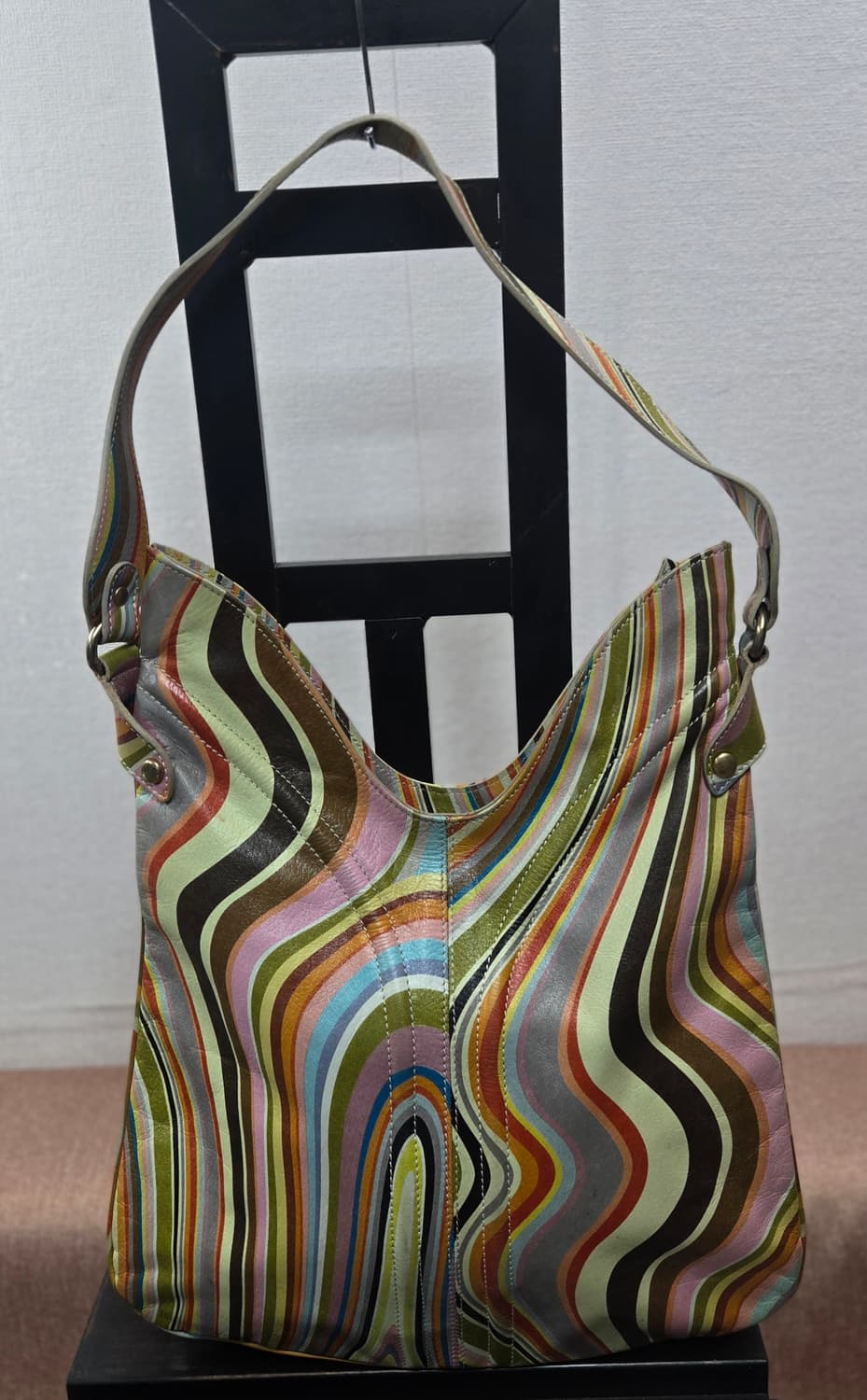 폴스미스 시그니처 멀티 스트라이프 패턴 숄더백 상품이미지2