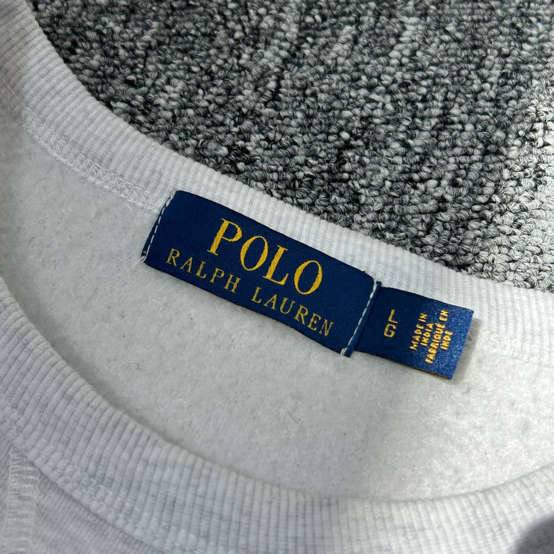 폴로 랄프로렌 멜란지 그레이 기모 맨투맨 상품이미지7