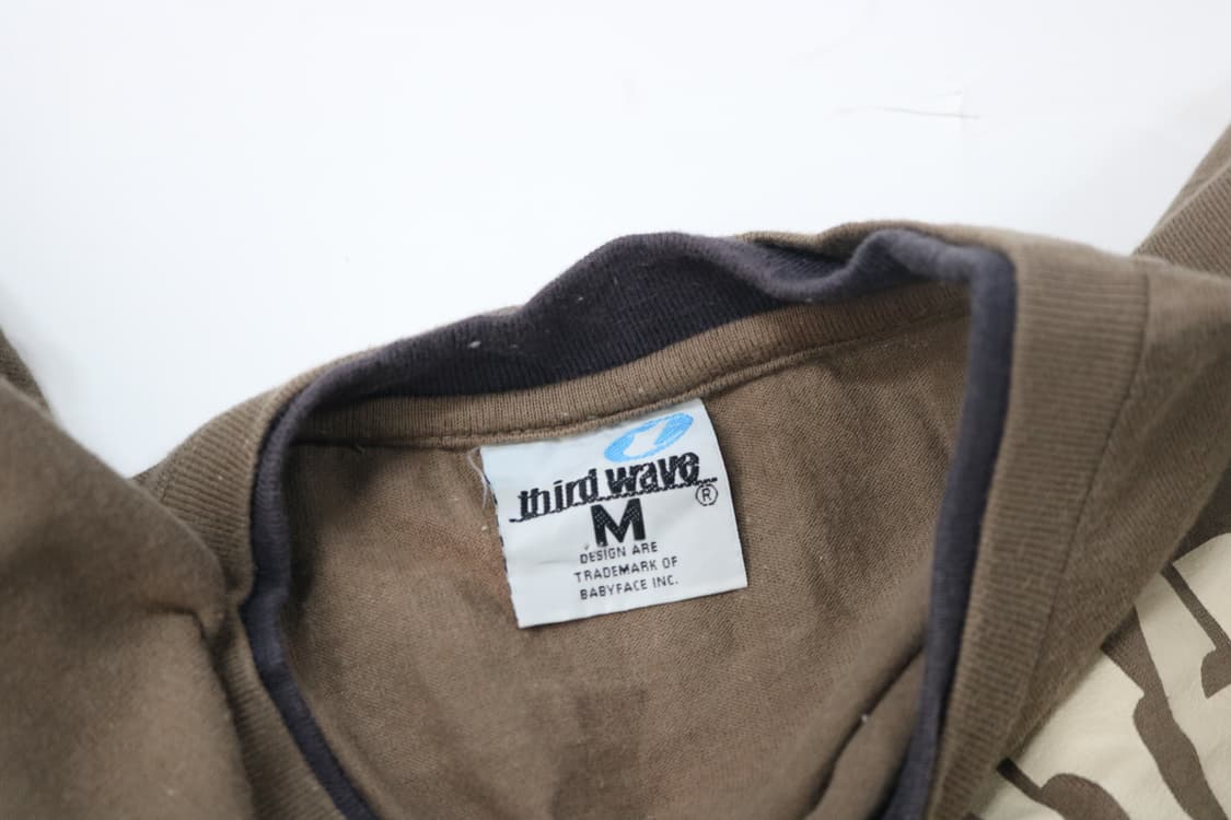 third wave 써드웨이브 빈티지 레이어드 그래픽 롱슬리브 (M) 상품이미지5