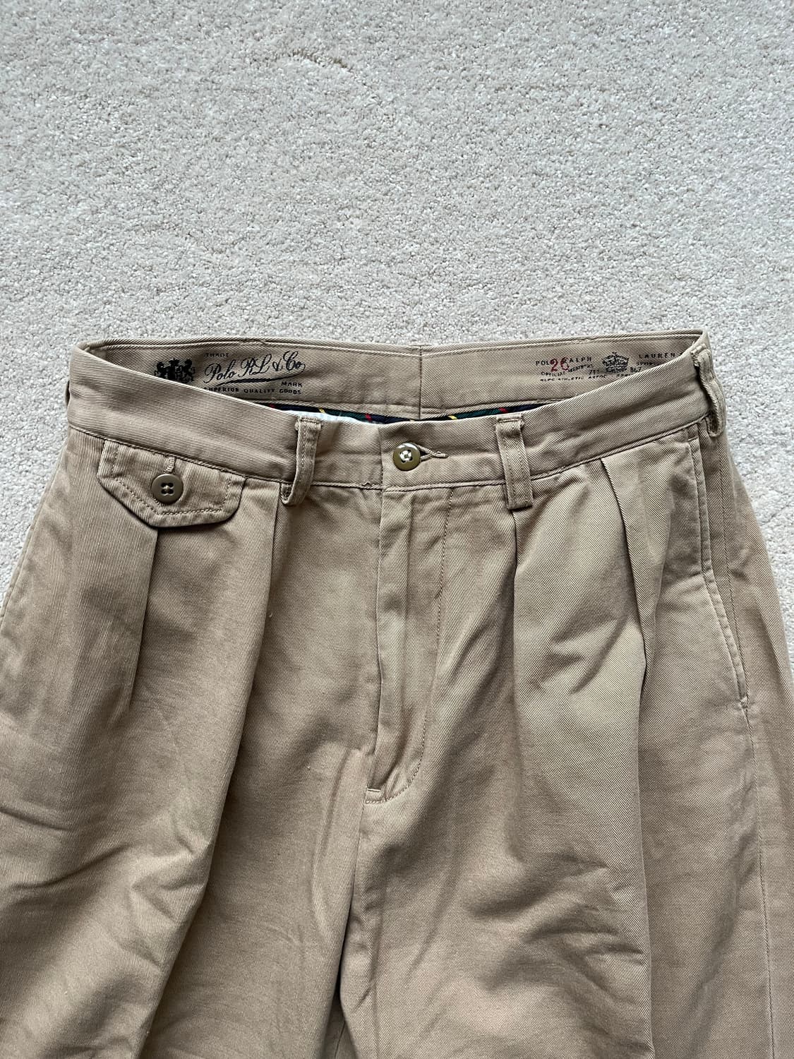 폴로 랄프로렌 플리츠 치노(28-29) 상품이미지3