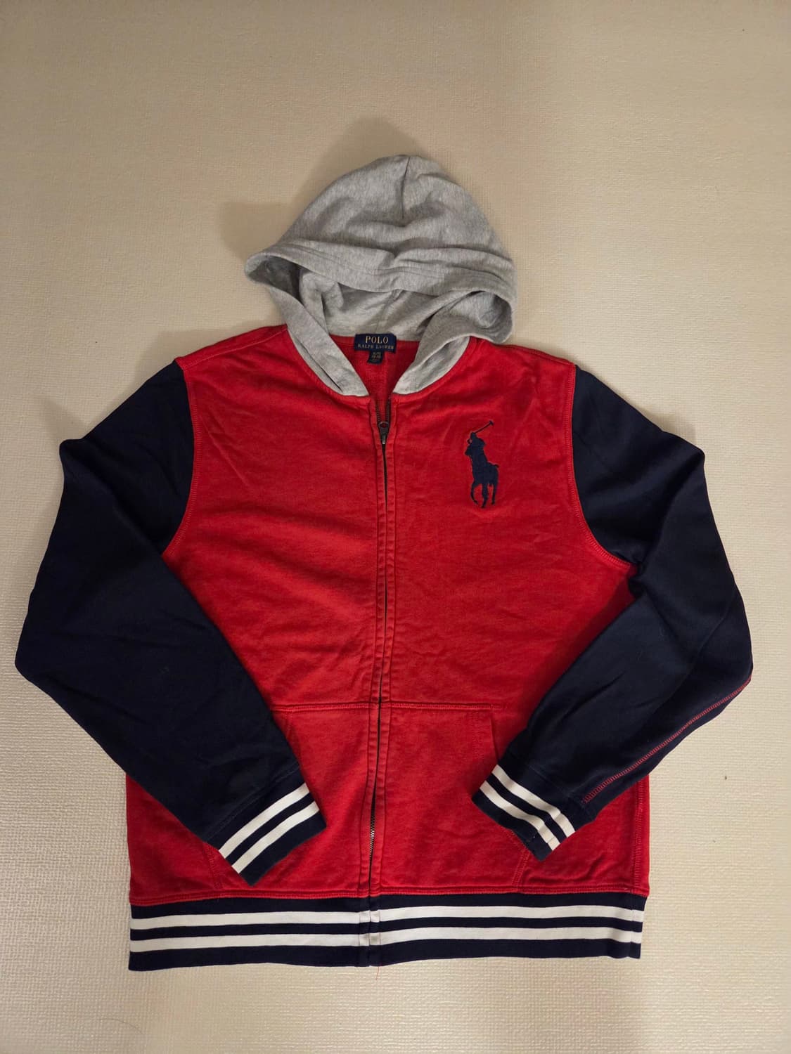 폴로랄프로렌 남여공용빅포니 후드집업 상품이미지1