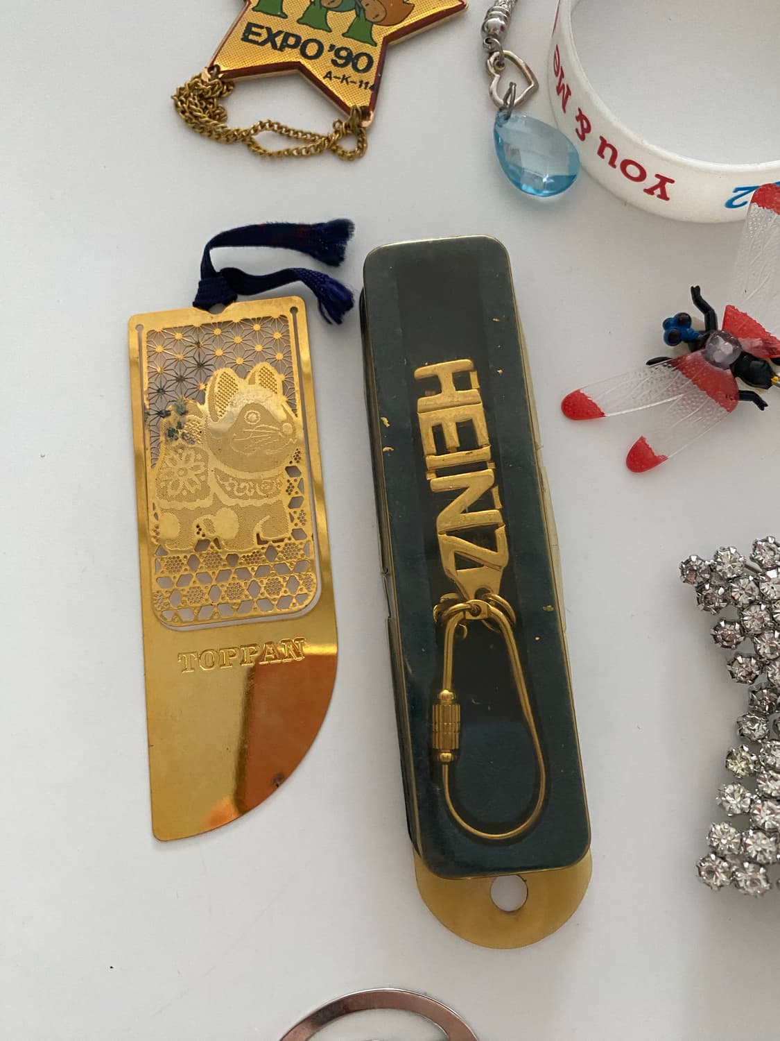 24k도금 엑스포 등 키링 일괄 미키모토 상품이미지4