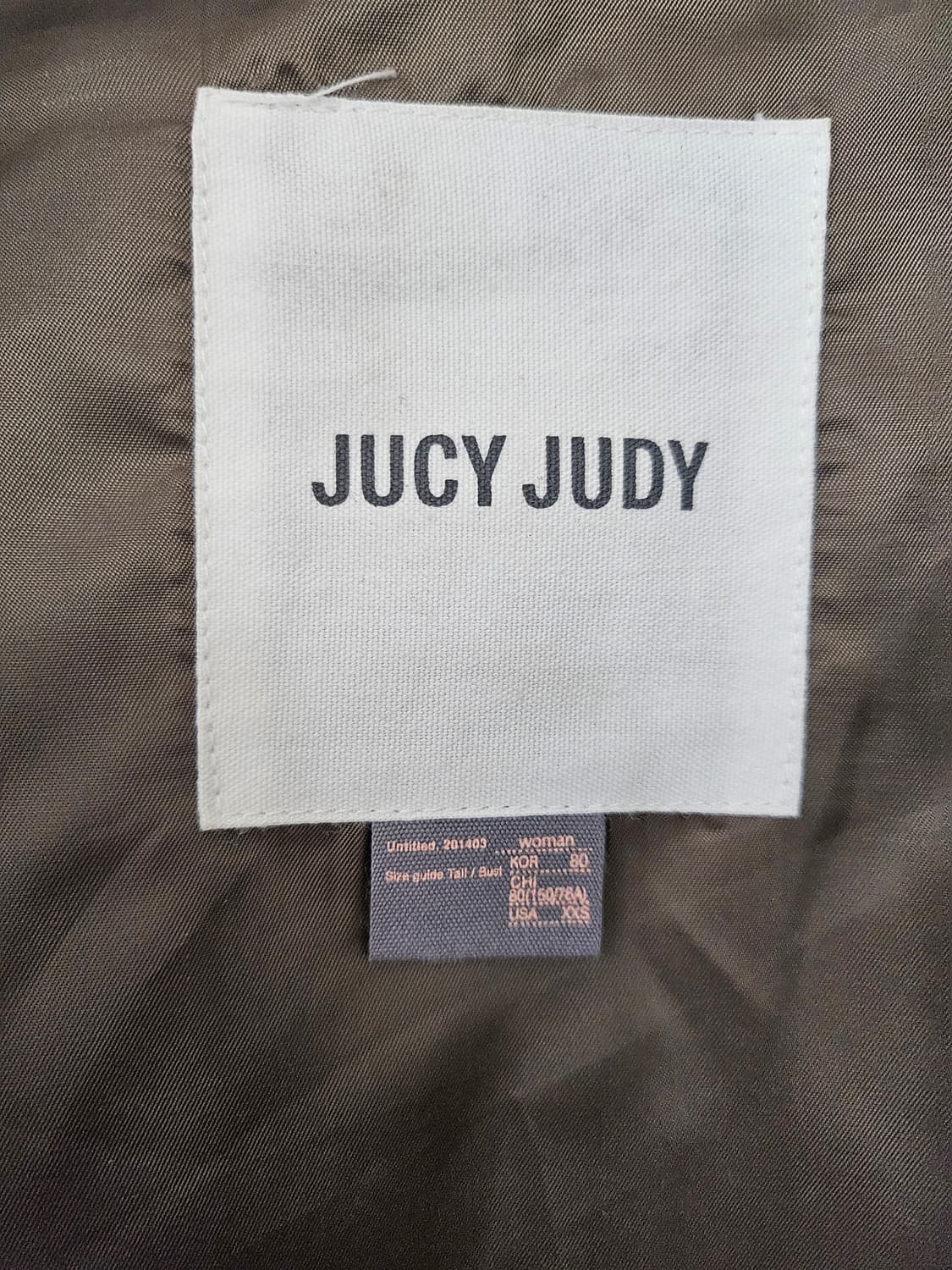 쥬시쥬디 헤링본 포켓 숏 코트 80 상품이미지3