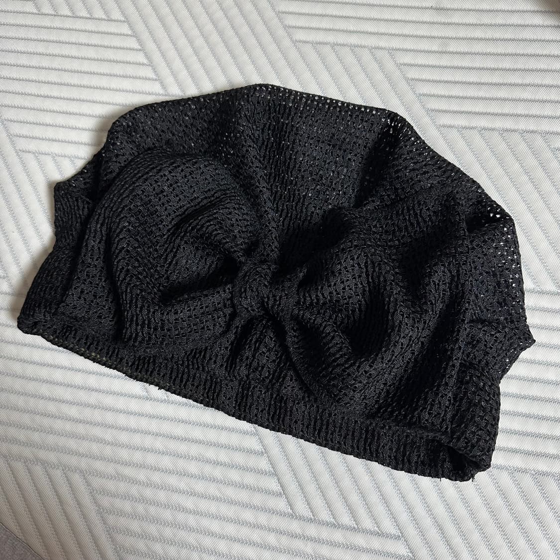 어썸니즈 리본 터번 햇 블랙 상품이미지5