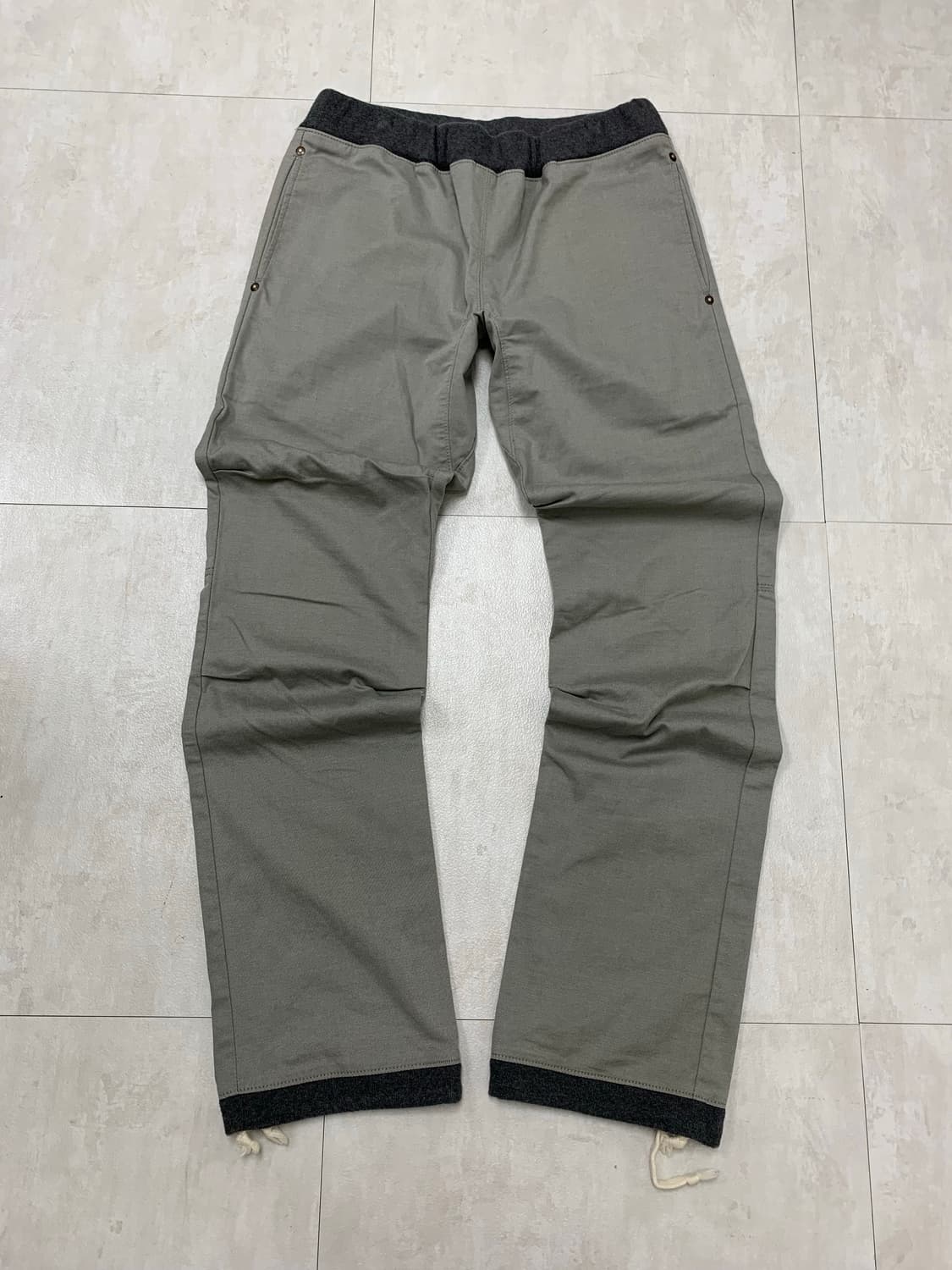 Studio oribe 그레이 코튼 팬츠 #108 상품이미지1