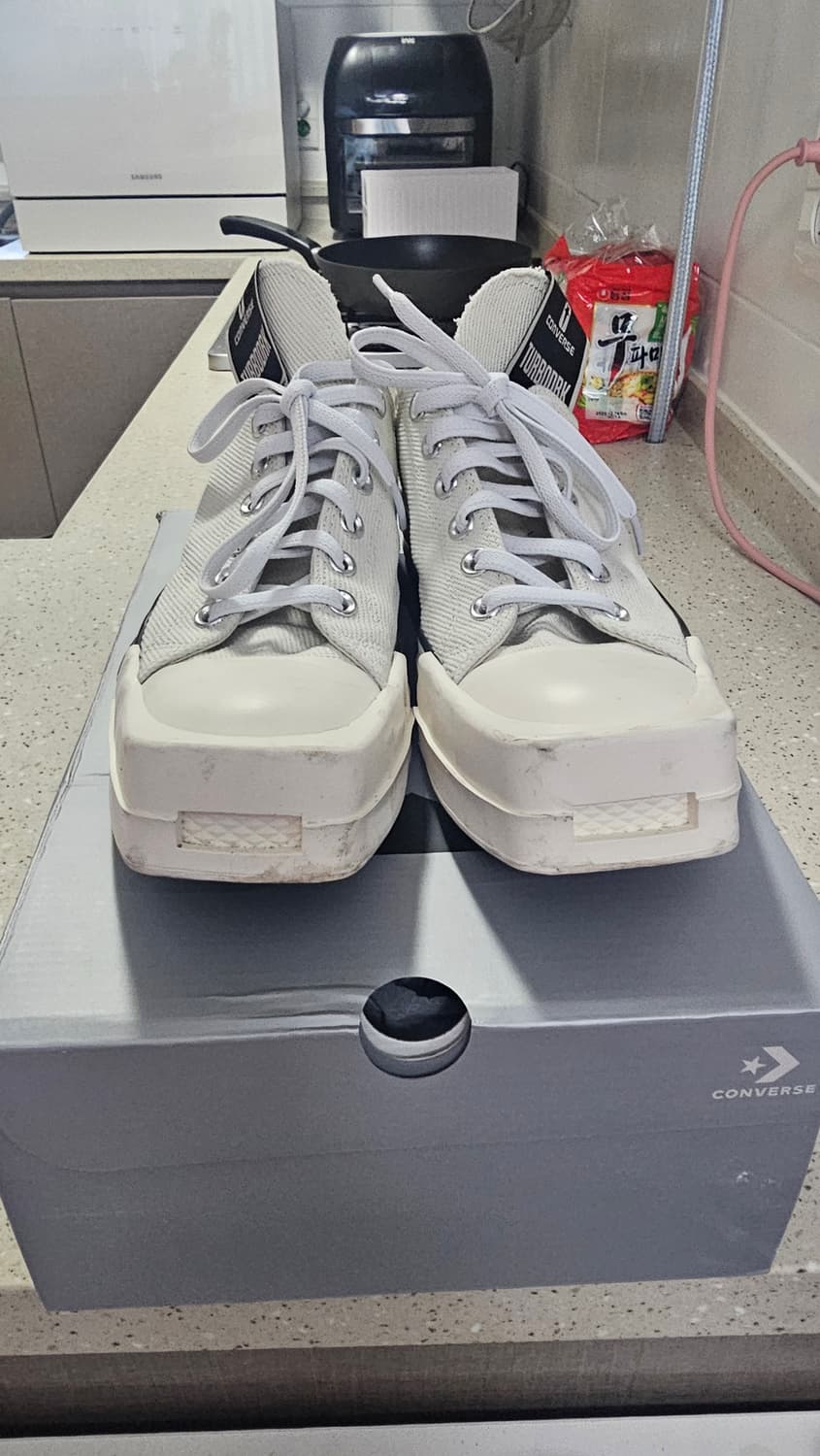 컨버스 터보다크 척 70 로우 다크쉐도우 릴리 화이트 265 상품이미지1