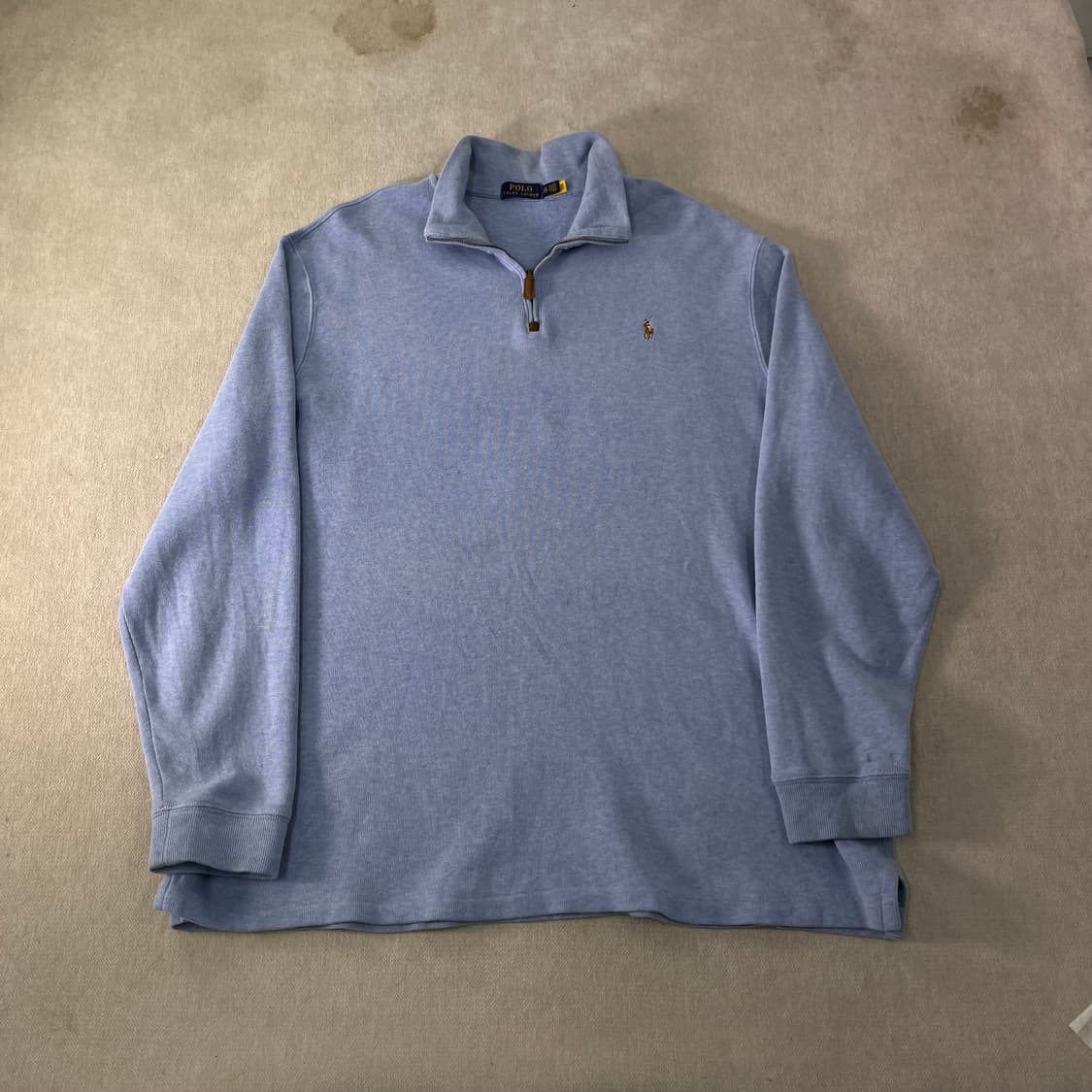 110 폴로랄프로렌 신형라벨 반집업 니트 상품이미지1