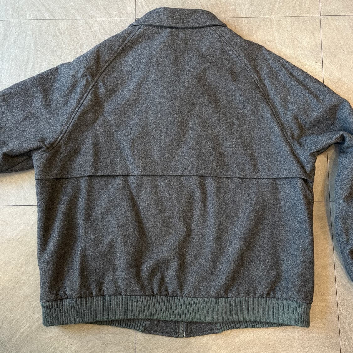 90s 90년대 미국 생산 펜들턴 그레이 울 블루종 자켓 상품이미지9