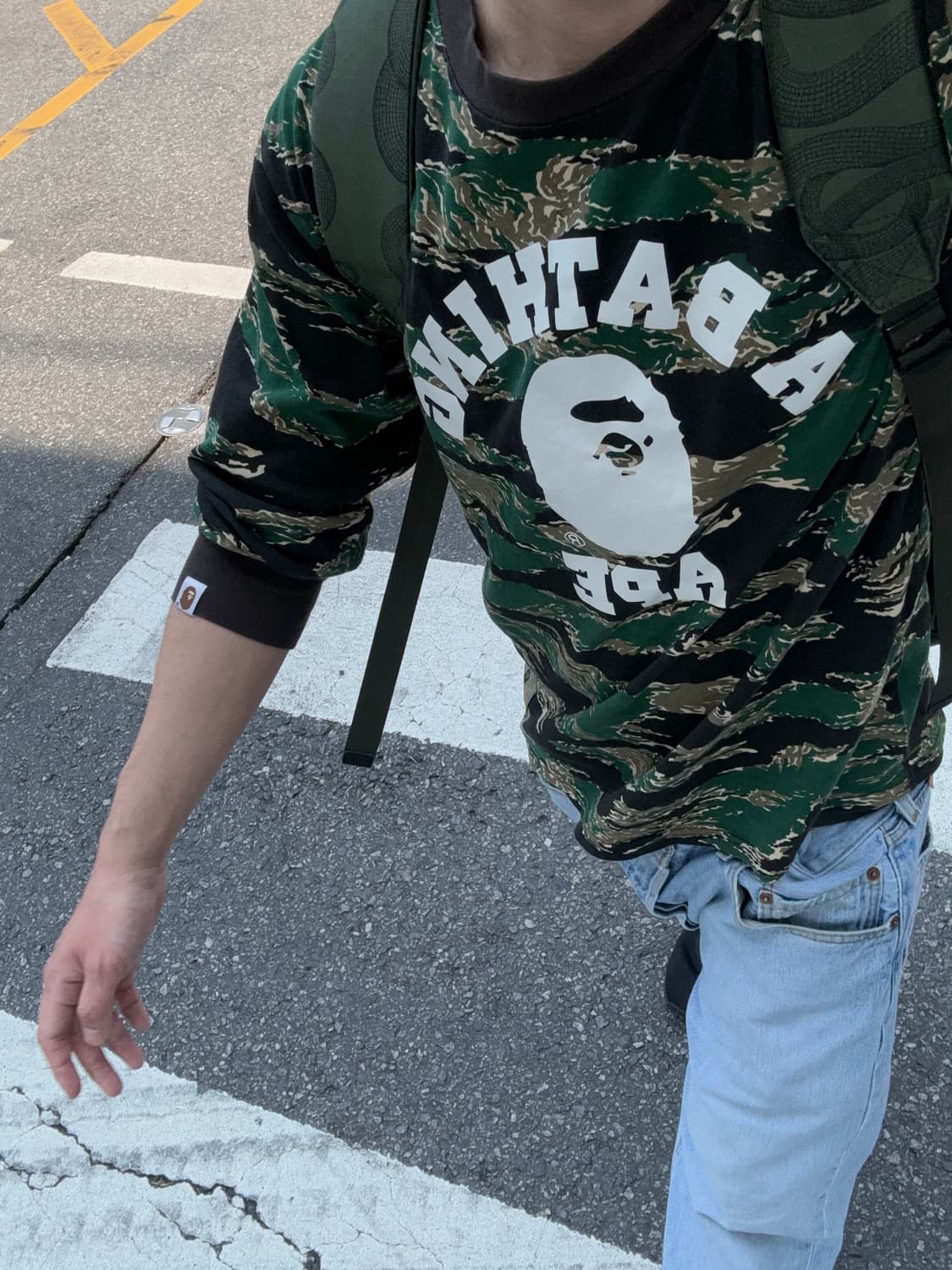베이프 카모 롱슬리브 상품이미지2