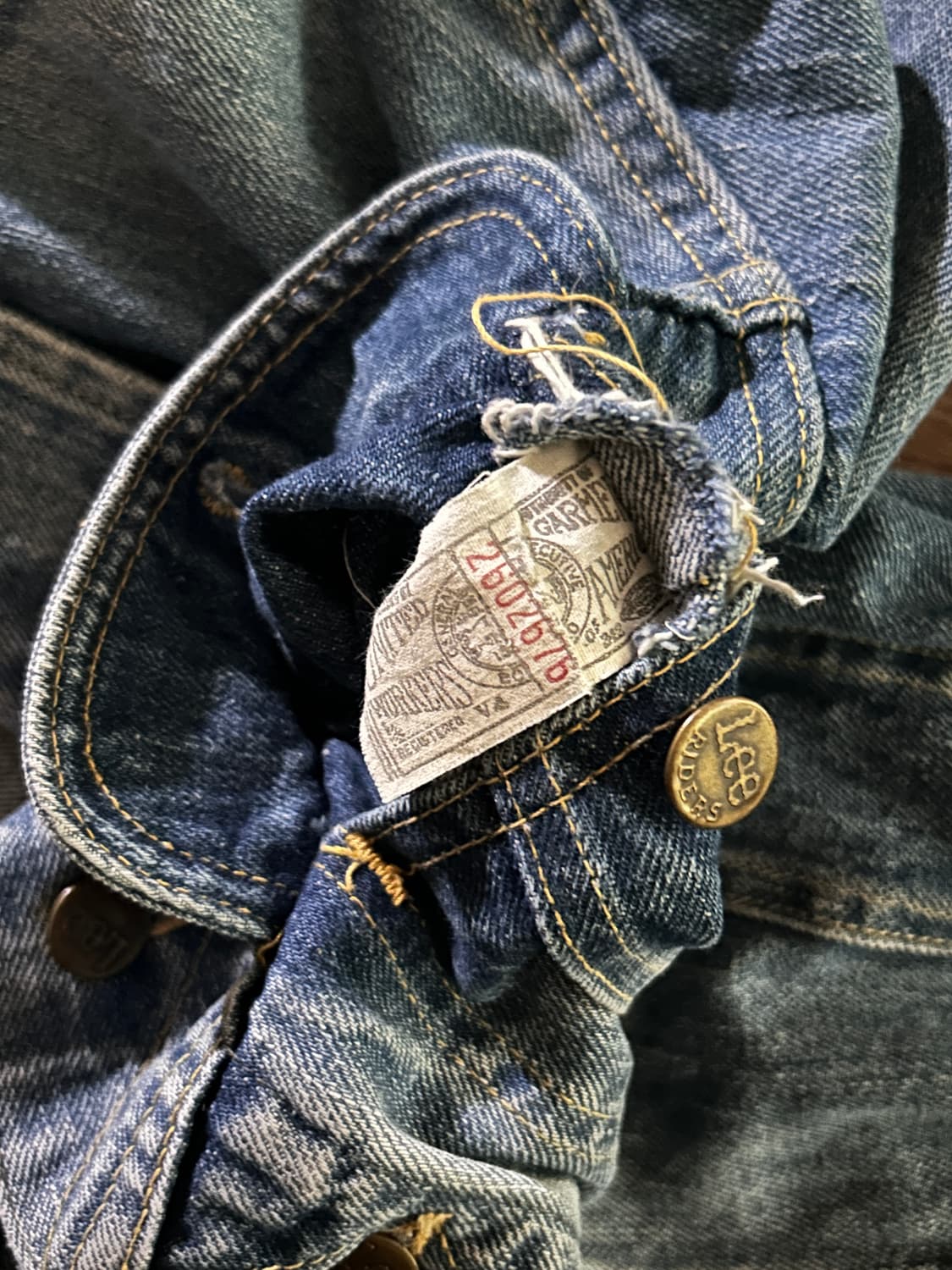 70s 리 트러커 PATD DENIM JACKET 44 USA🇺🇸 상품이미지8