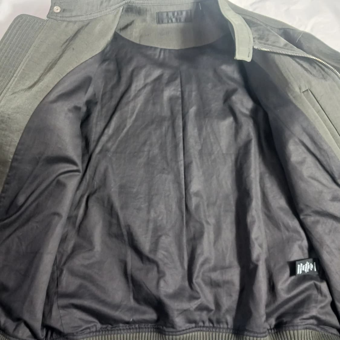  헬무트 랭 모토 플라이트 지퍼 봄버 재킷 상품이미지7