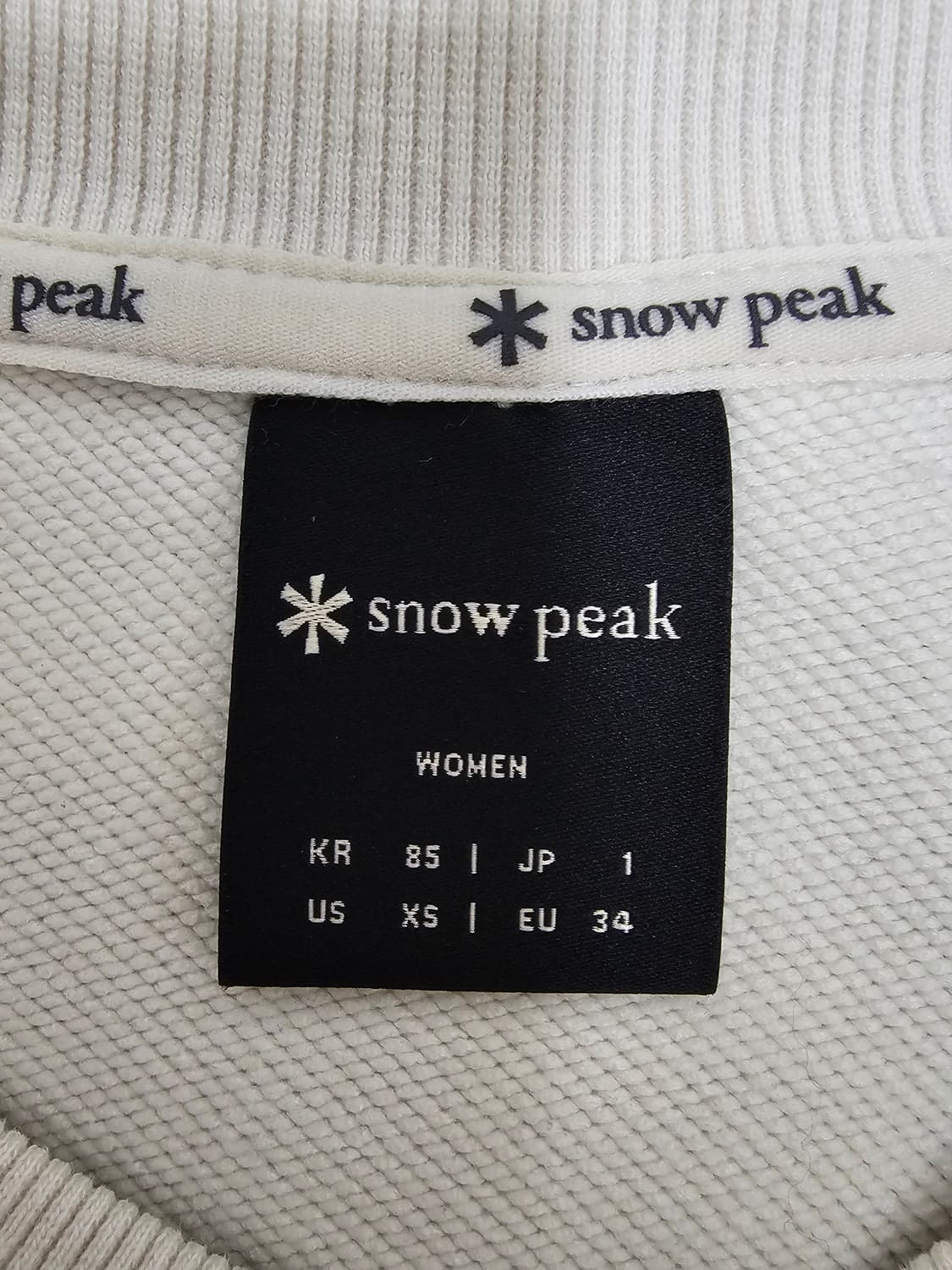 스노우피크 여성 포켓 맨투맨 85 상품이미지3