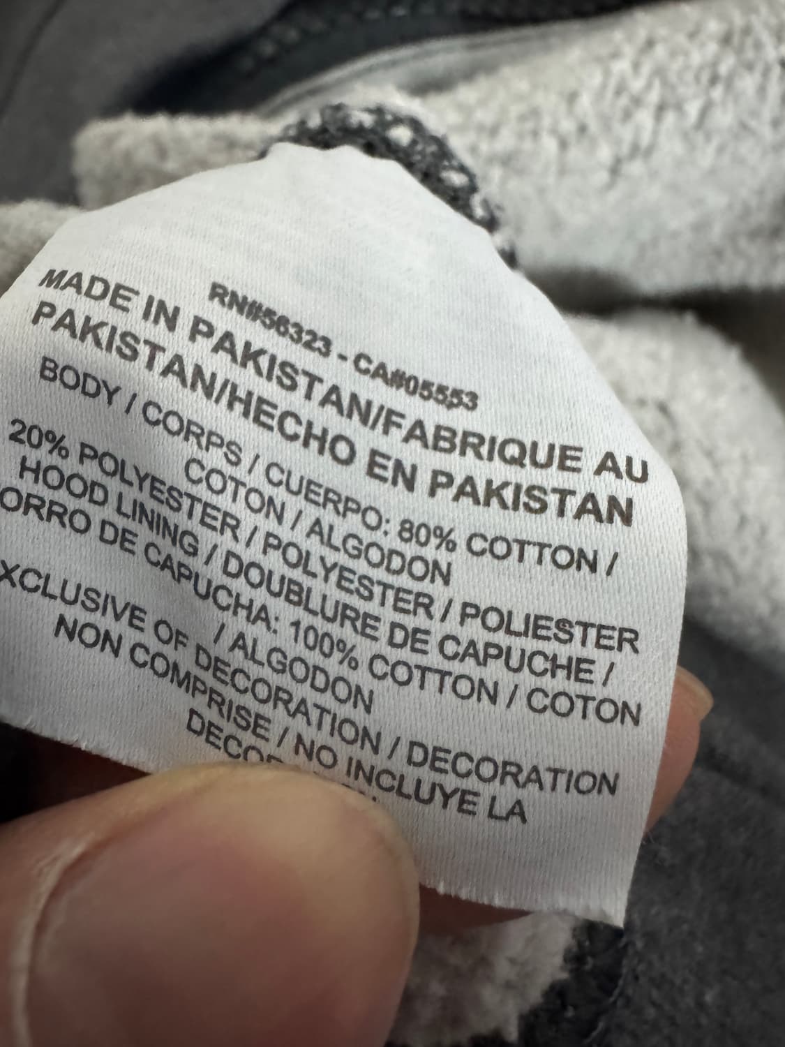 나이키 Nike 트레이닝 기모 후드집업 L 그레이 상품이미지4