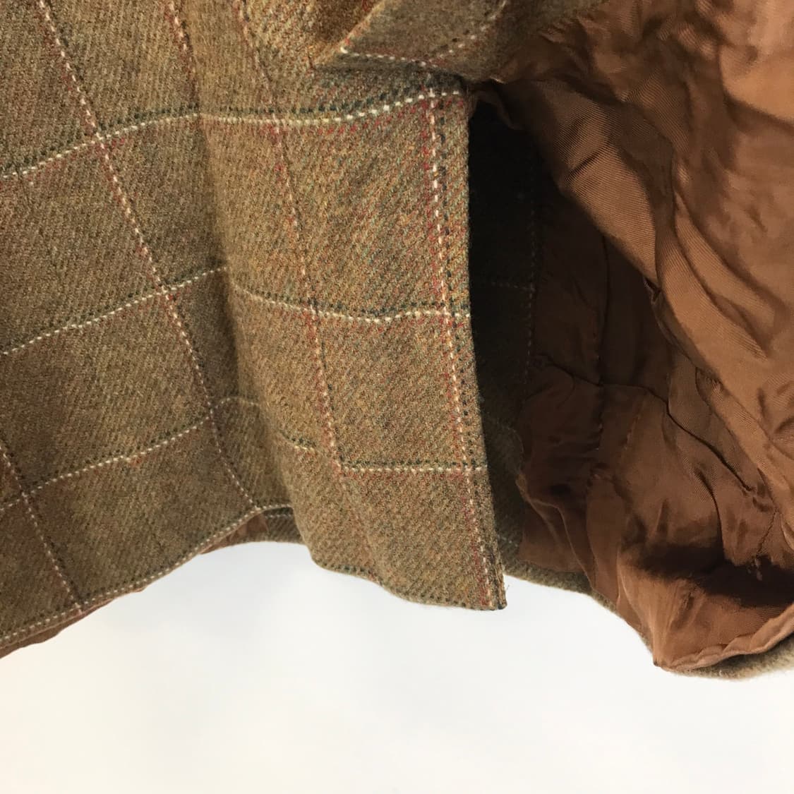 멀버리 캐시미어 울 체크 모직자켓 [여성55-66] 상품이미지5