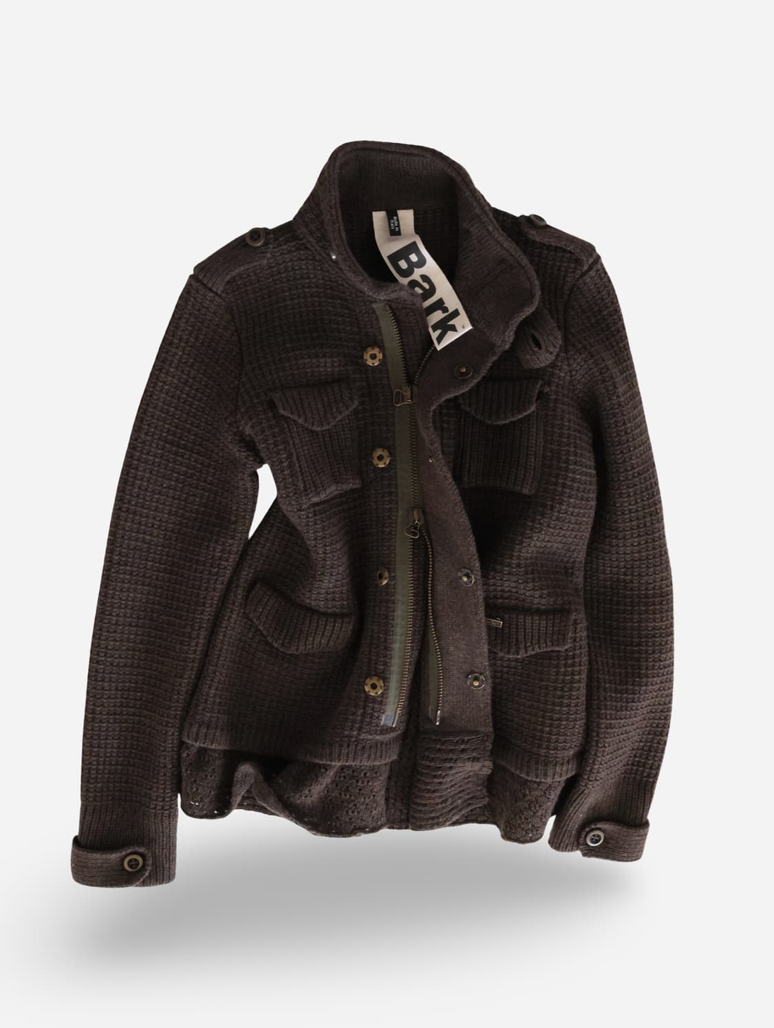 Bark Wool Knit Jacket 상품이미지3