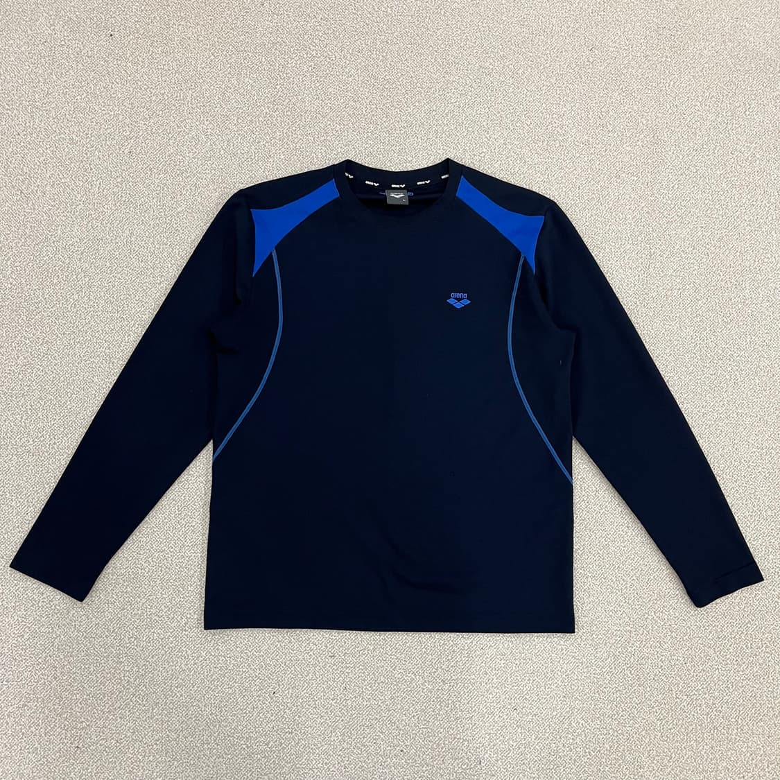 [L] 아레나 네이비 기능성 긴팔 티셔츠 0106M1 상품이미지1