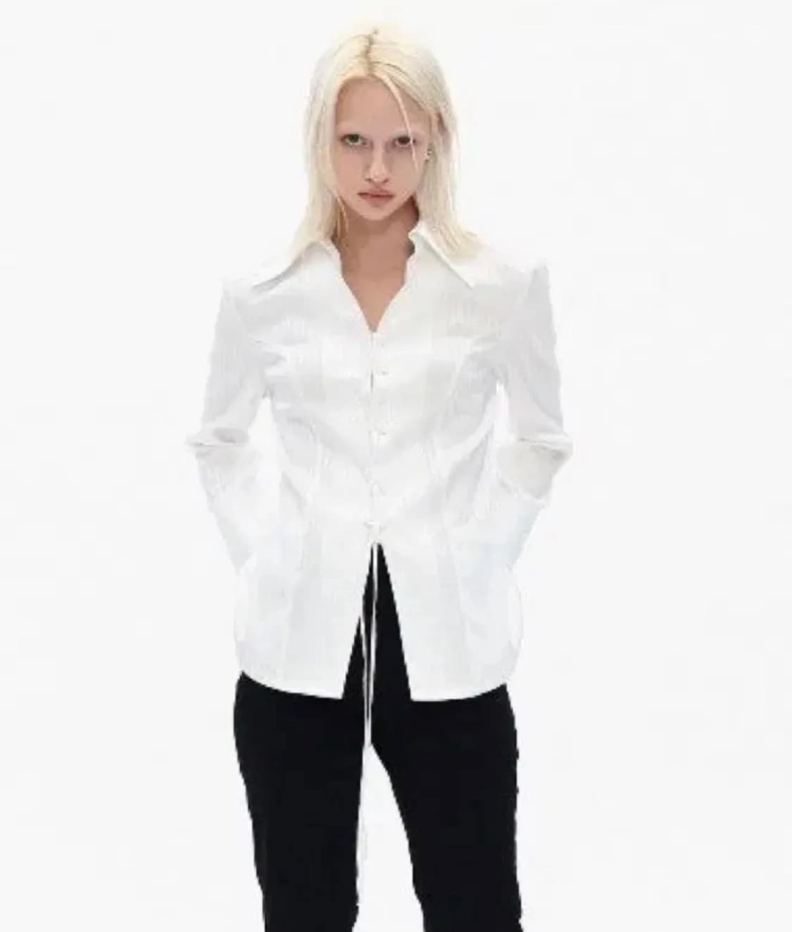 더오픈프로덕트(현 openyy) 레이스업 셔츠 상품이미지1