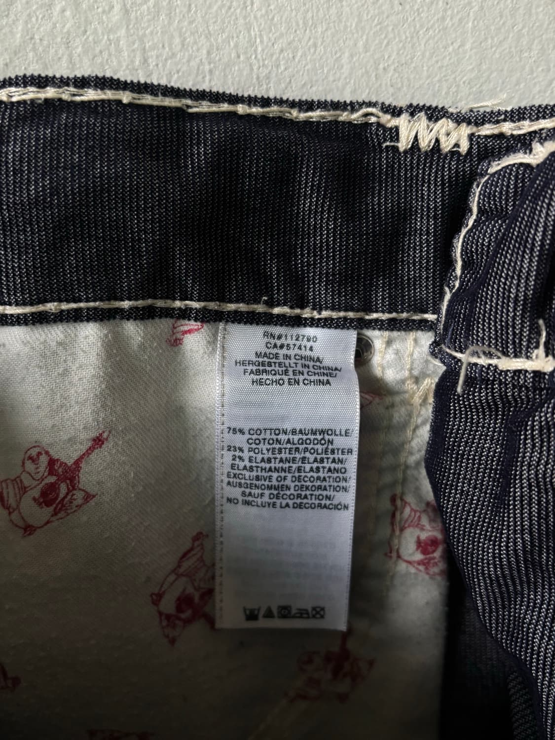 트루릴리젼 워싱 셀비지 부츠컷 진  상품이미지7