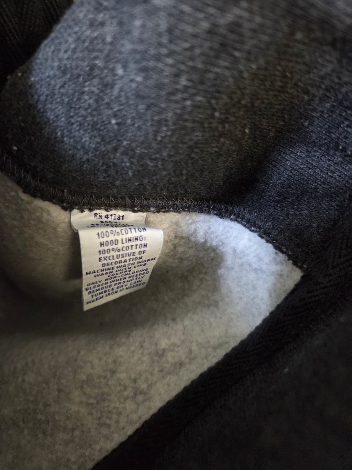 폴로 M 후드집업 안감 기모 상품이미지3