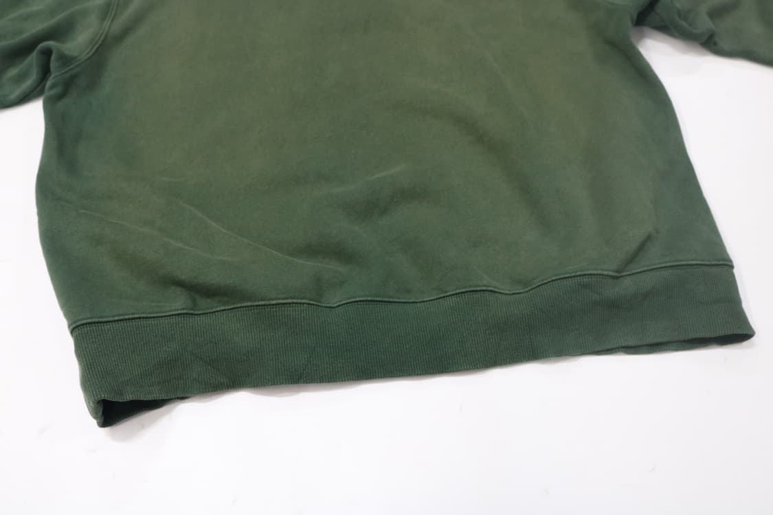 선페이딩 빈티지 딥 그린 하프 집업 기모 스웻셔츠 (XL) 상품이미지9