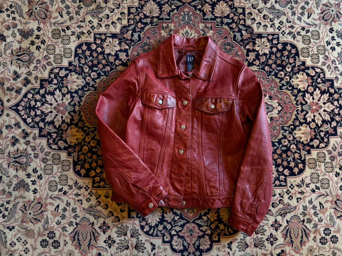 GAP 갭 레더 자켓 55~66 상품이미지10