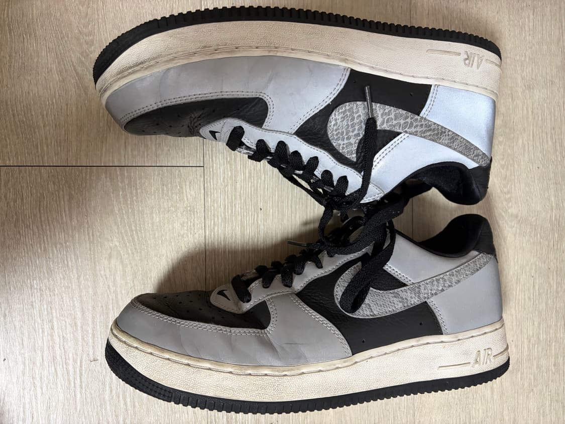 나이키 에어포스 1 B 실버 스네이크 280 상품이미지3