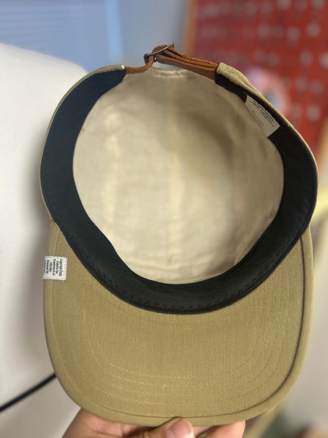 visvim 비즈빔 PEERLESS 베이지 캠프 캡 상품이미지4