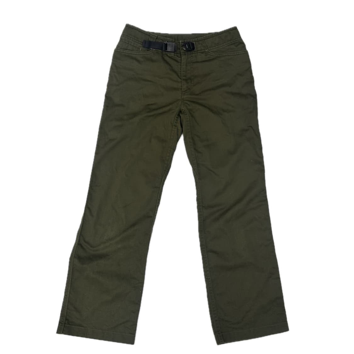 몽벨 montbell 카키 벨트 고프코어 일자핏 면바지 상품이미지1